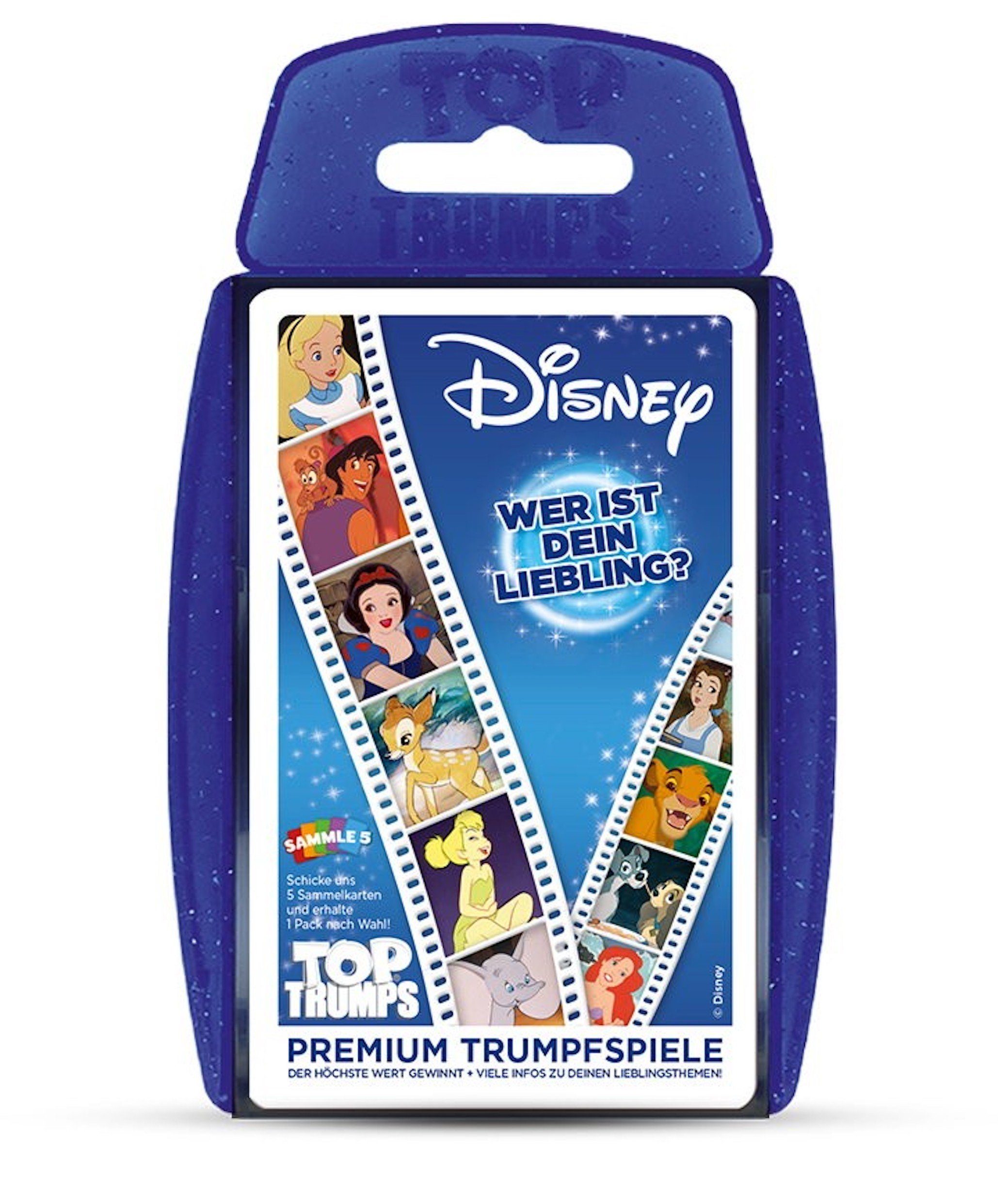Winning Moves Spiel Top Trumps Disney Classics, Quartett