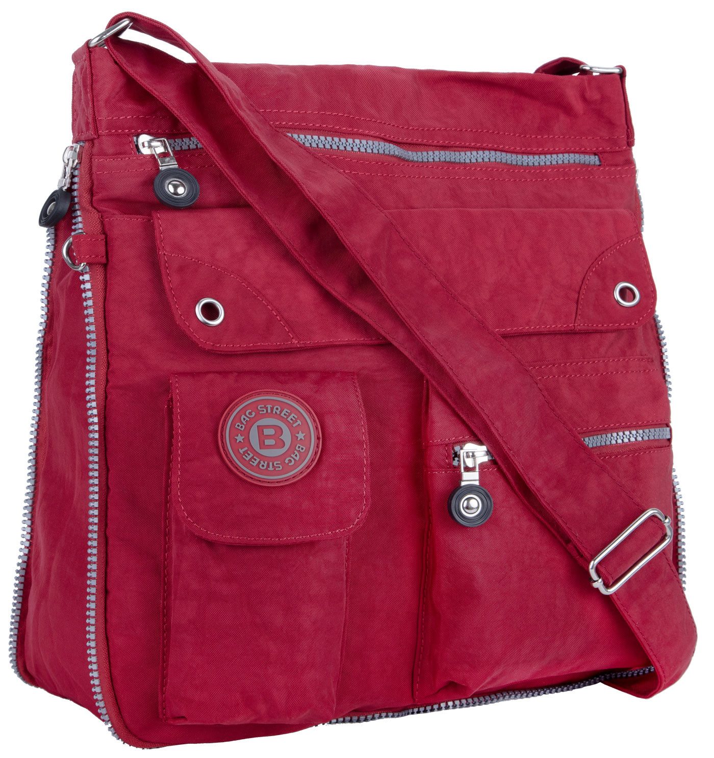 compagno Henkeltasche, Sportive Umhänge-Tasche mit viel Stauraum Reise Kuriertasche