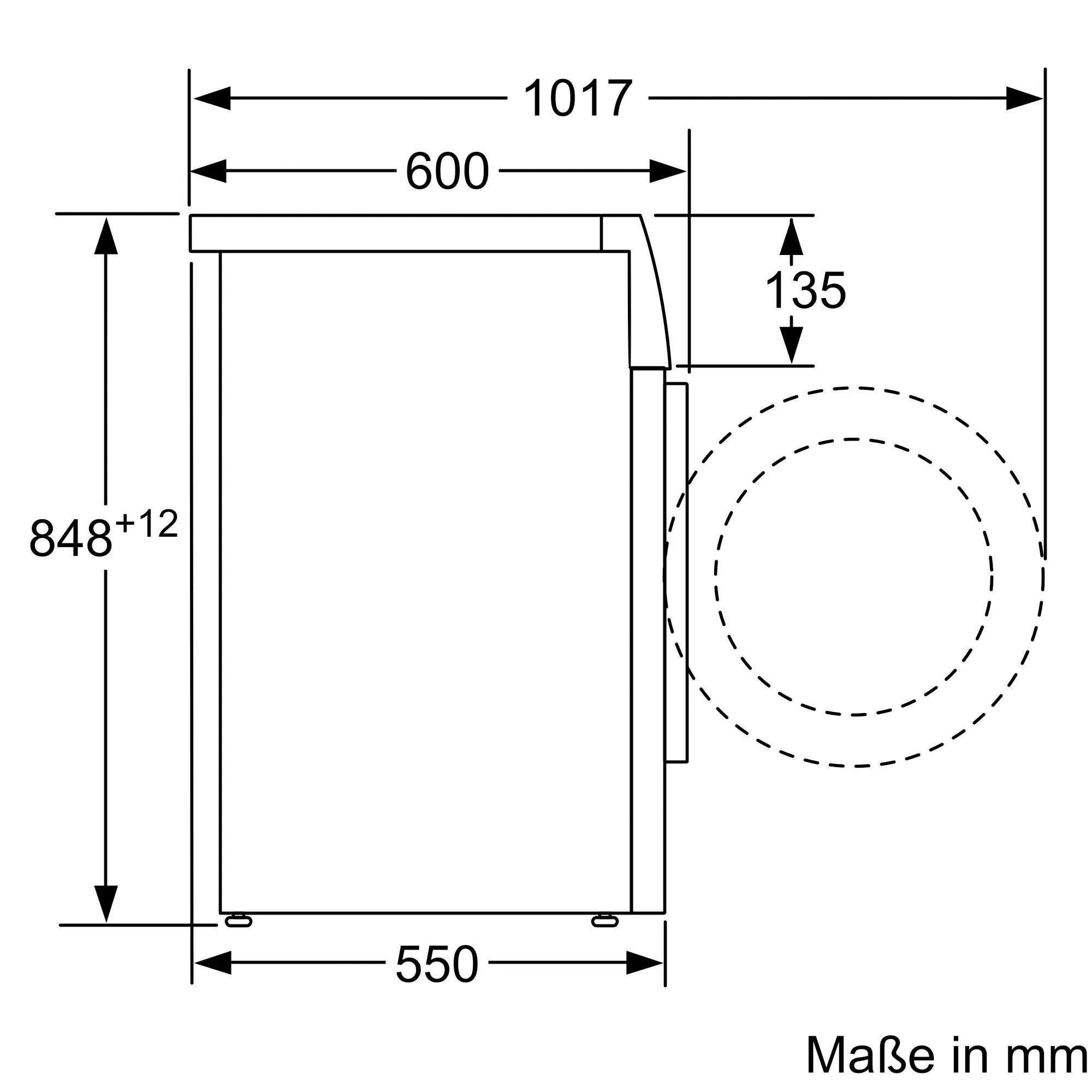 WAN28129, kg, U/min 8 4 Serie 1400 Waschmaschine BOSCH