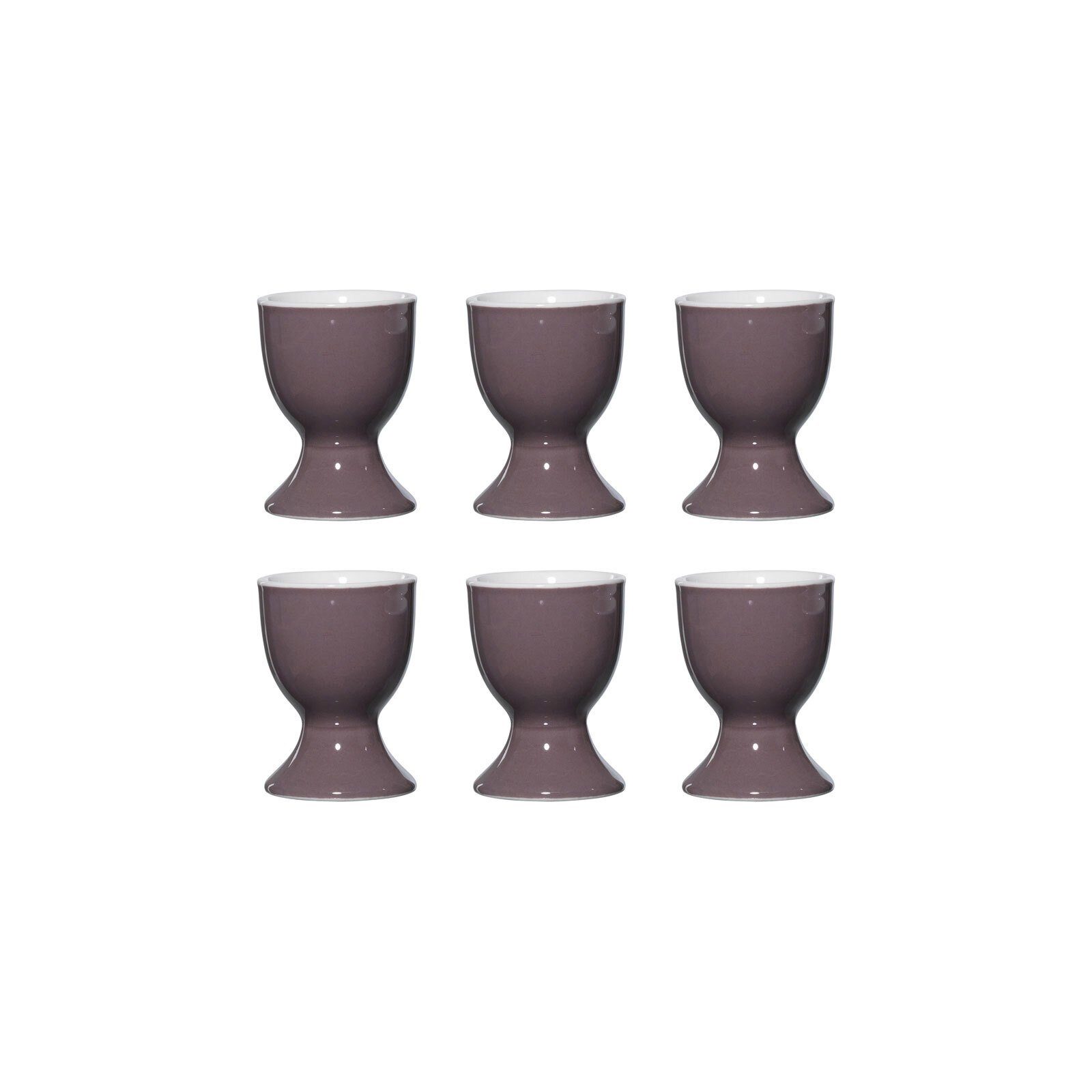 Ritzenhoff & Breker Eierbecher Doppio Eierbecher ø 5 cm 6er Set, (6er Set, 6-tlg., 6x Eierbecher)