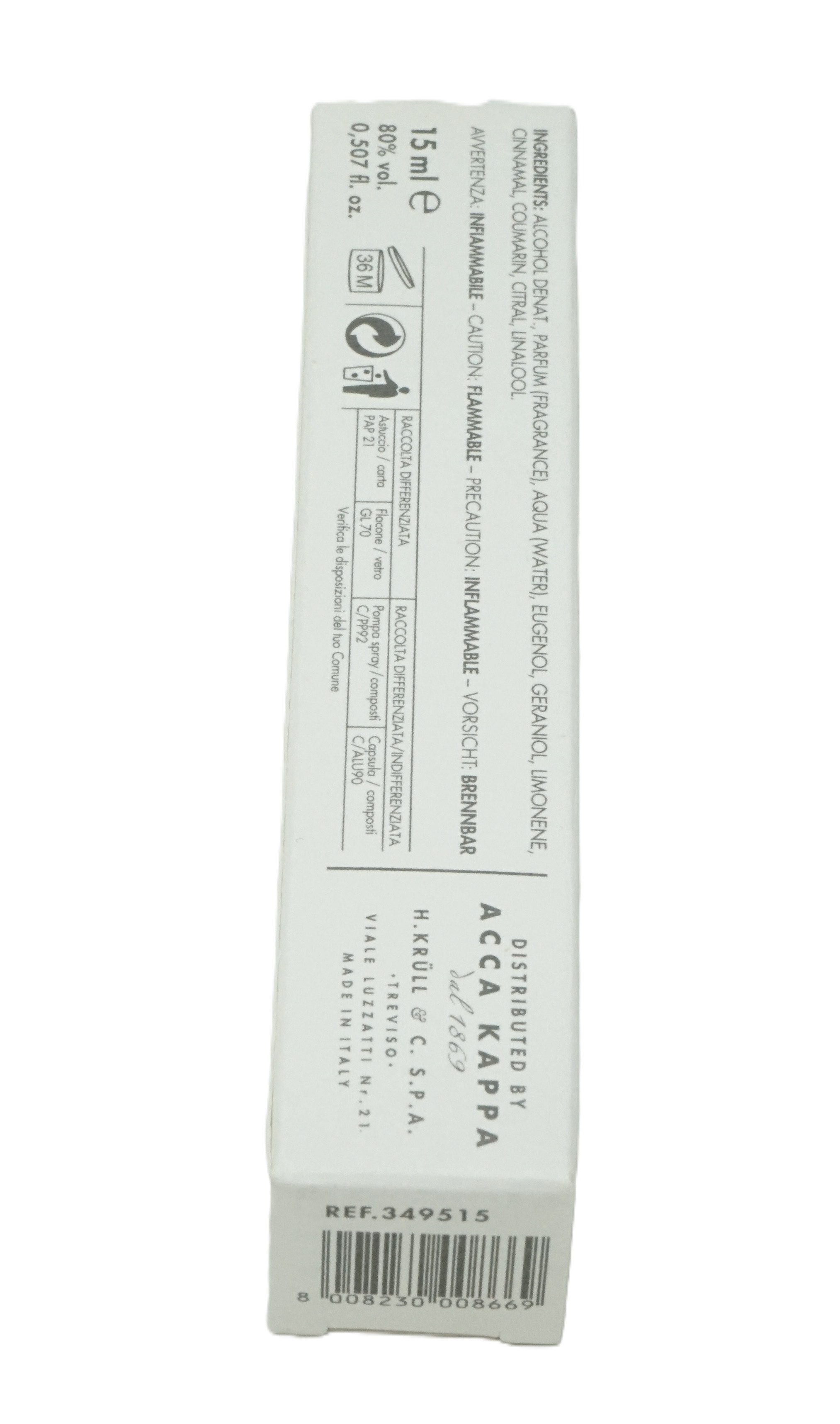 Acqua di Parma Eau de Parfum Acca Kappa Black Pepper & Sandalwood Eau de Parfum 15 ml