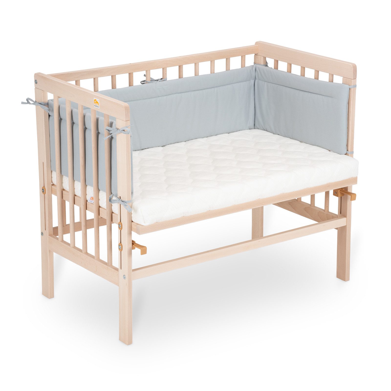 FabiMax Beistellbett Babybett Basic Natur, 90 günstig online kaufen
