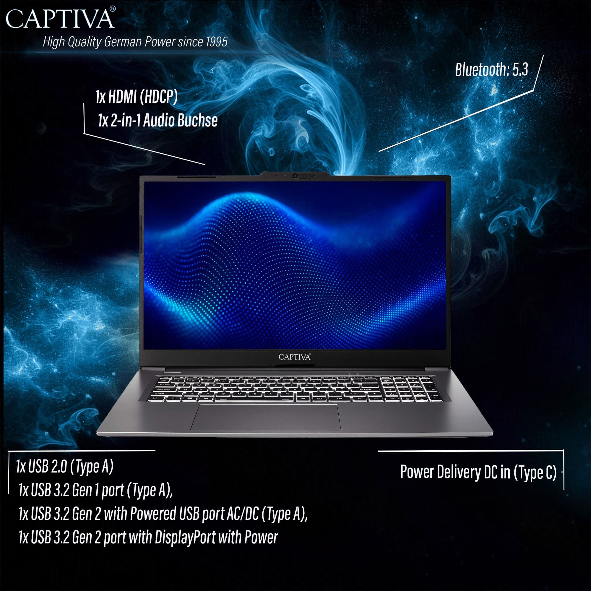 CAPTIVA Power Starter I99-225CH Business-Notebook