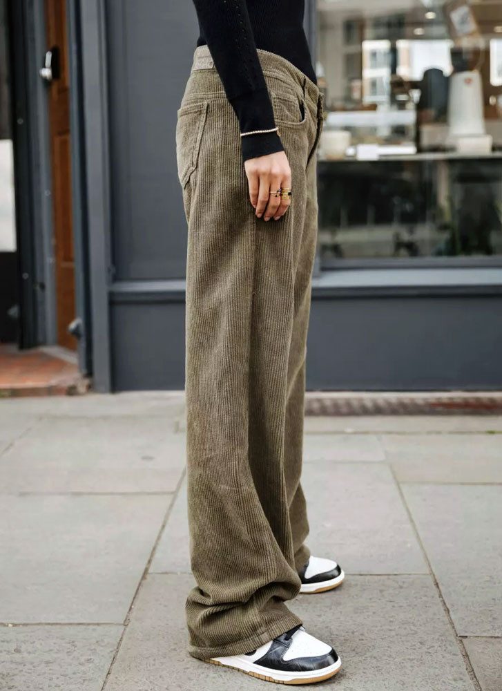 Freeman T. Porter Schlaghose Agatha Veluto Cordhose Forest Night günstig online kaufen