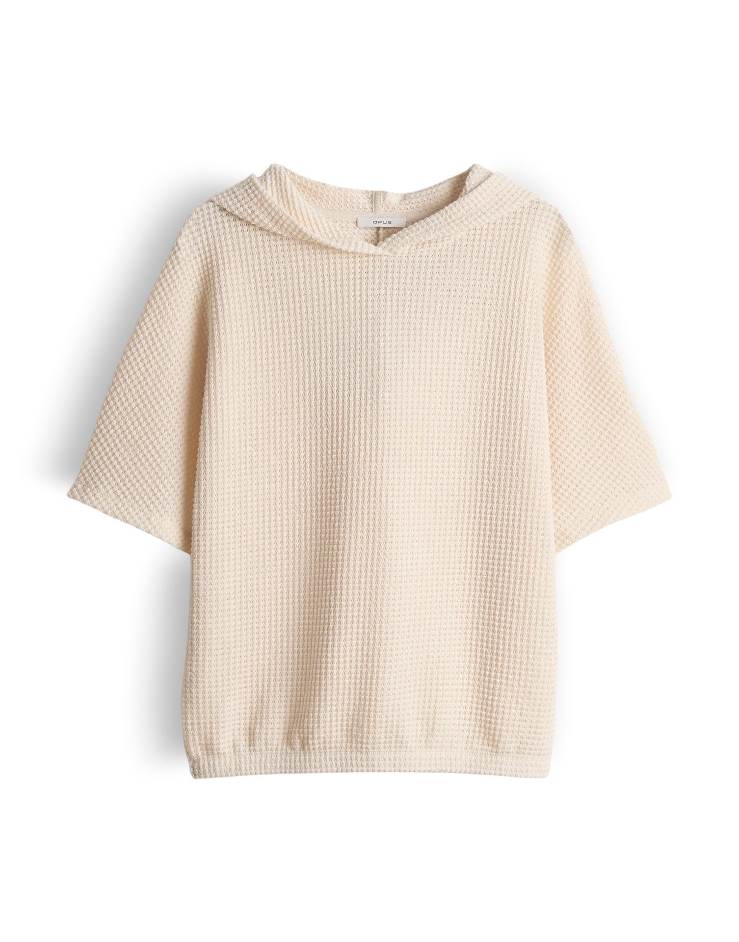 OPUS Hoodie Sweatshirt aus Sweatware mit Lochmuster Schmale Passform, elast günstig online kaufen