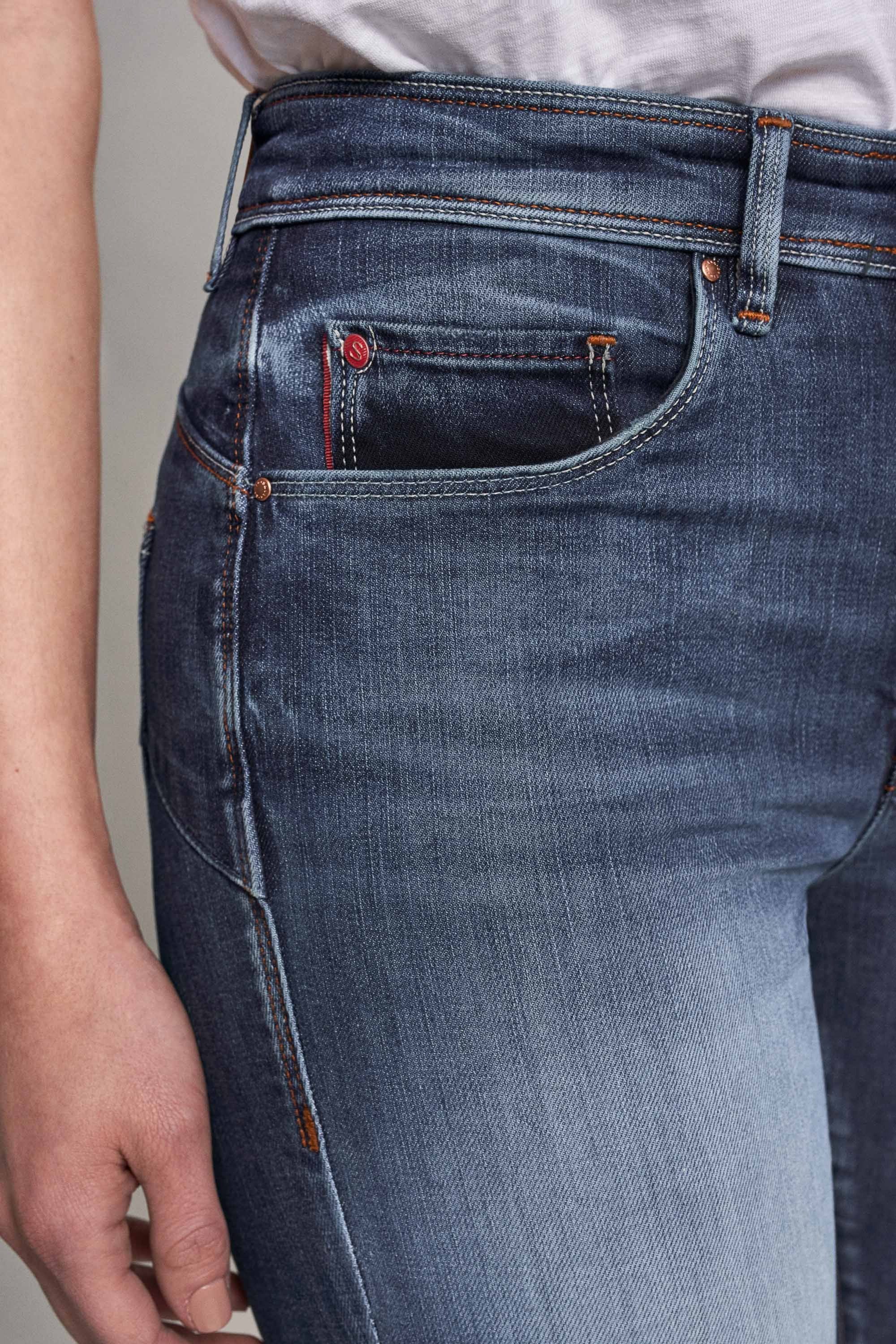 Salsa Stretch-Jeans SALSA JEANS SECRET GLAMOUR PUSH IN CAPRI blue used 119633.8504 – Bild 4 von 4
