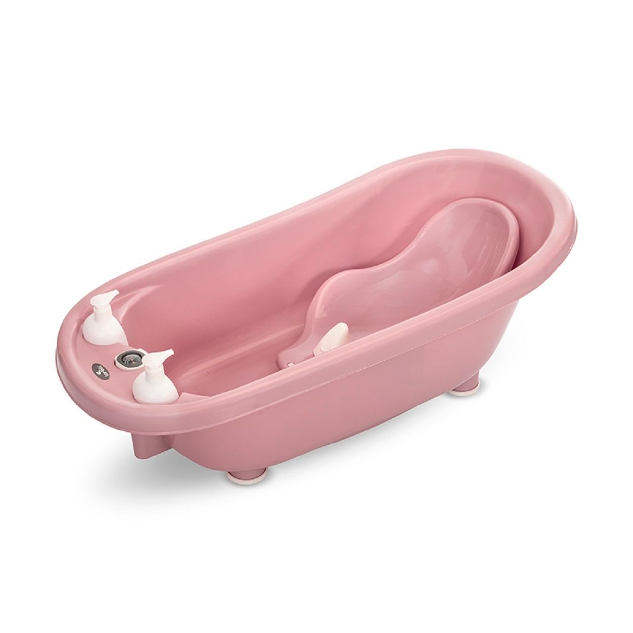 Lorelli Babybadewanne Babybadewannen-Set 88 cm, Babybadewanne 88 cm Badesitz Badewannenständer Ablauf