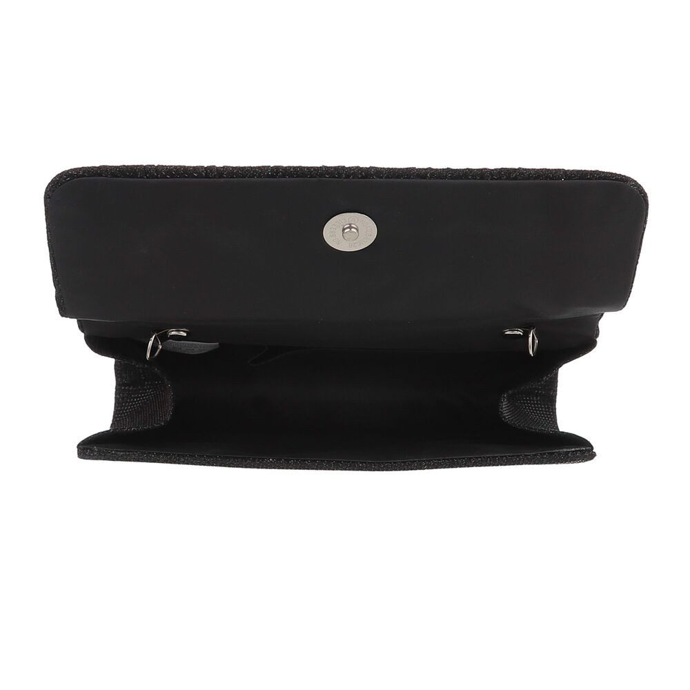 Ital-Design Schultertasche Kleine, Damentasche clutch schultertasche in Schwarz