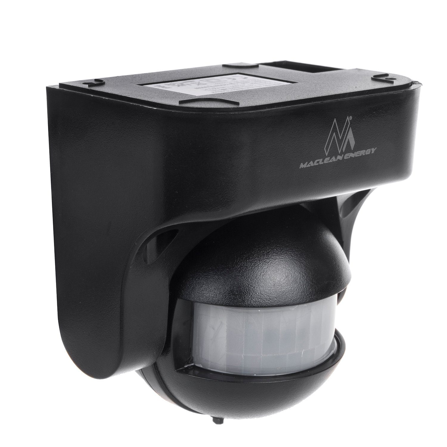 Maclean Bewegungsmelder MCE358 PIR Bewegungsmelder 180° IP44 Dämmerungssensor, 12 m Reichweite, LED geeignet, Wandmontage