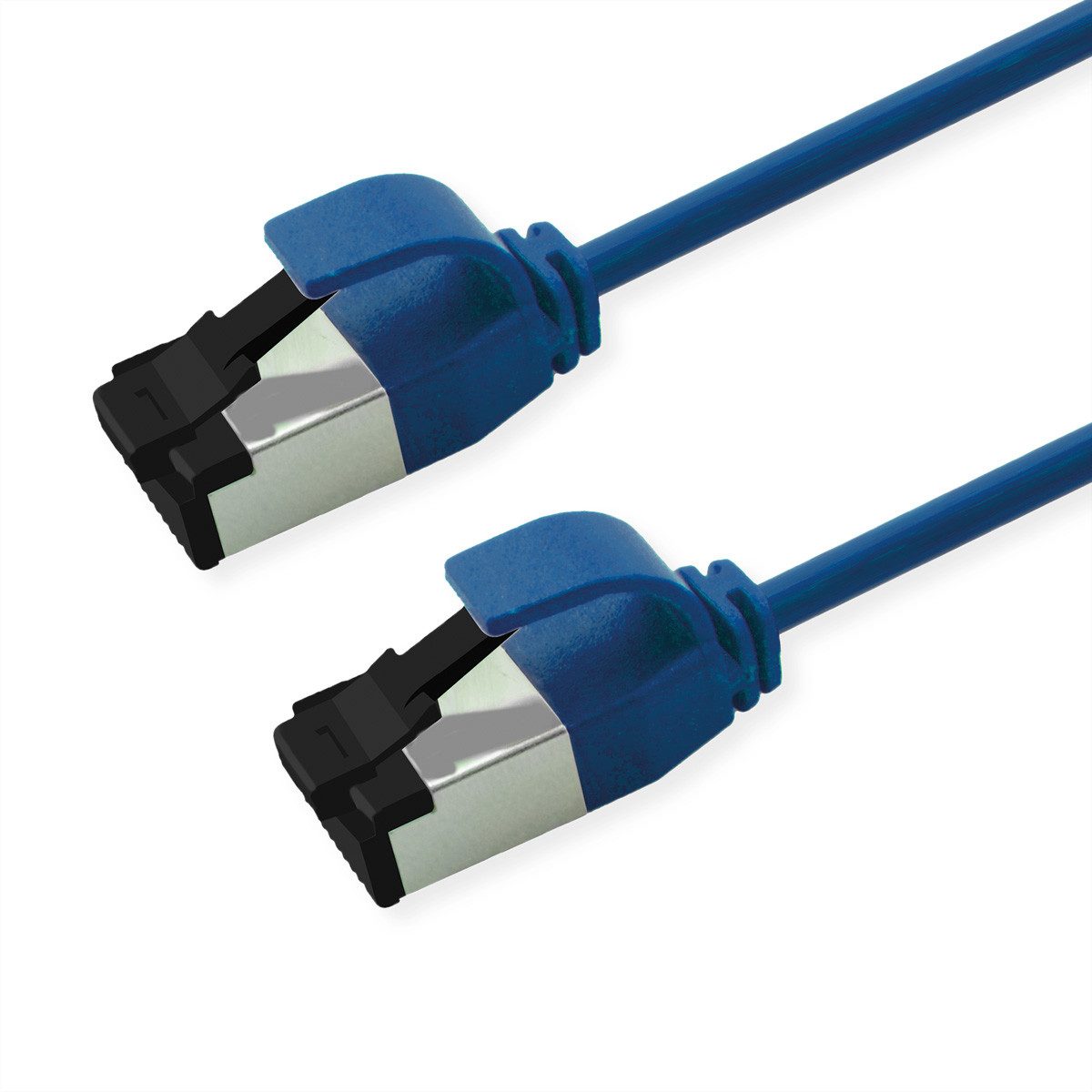ROLINE S/FTP-(PiMF) Patchkabel Cat.8 (Class I) LAN-Kabel, RJ-45 Männlich (Stecker), RJ-45 Männlich (Stecker) (30.0 cm), Slim, LSOH, PoE