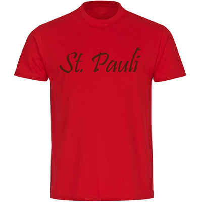multifanshop T-Shirt Kinder St. Pauli - Schriftzug - Boy Girl