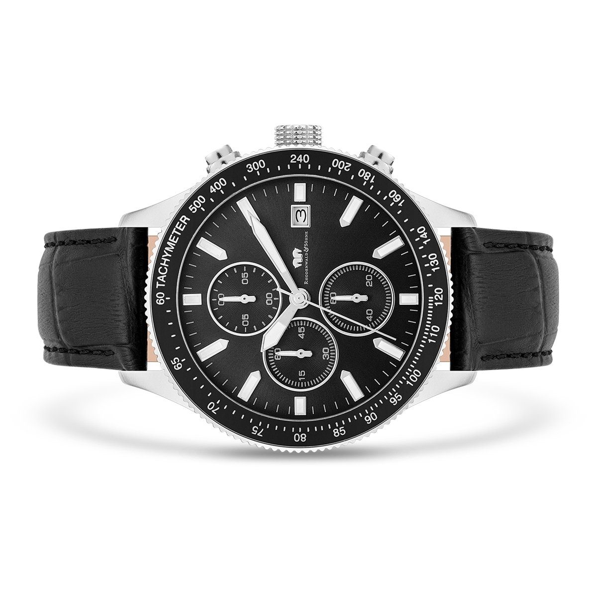 Rhodenwald & Söhne Chronograph Karthago II schwarz Karthago II, mit Echtled günstig online kaufen