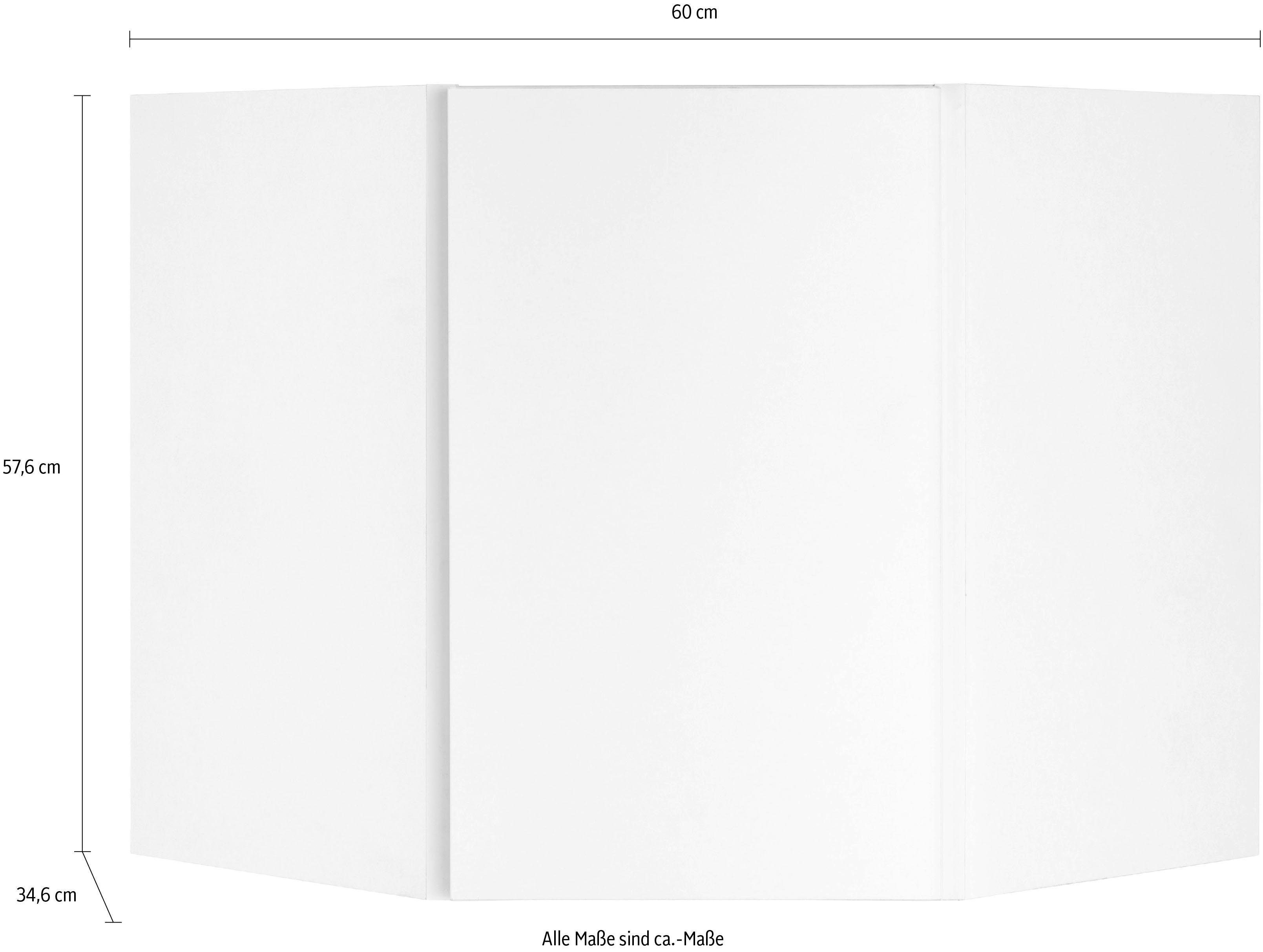 OPTIFIT Eckhängeschrank Roth Breite 60 x 60 cm