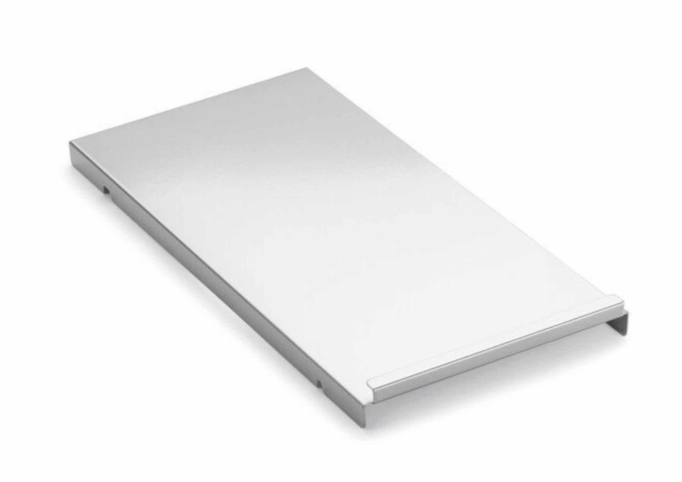 Naber Einbaumülleimer NABER Cox Gesamtdeckel silber 300 mm Unterschrank