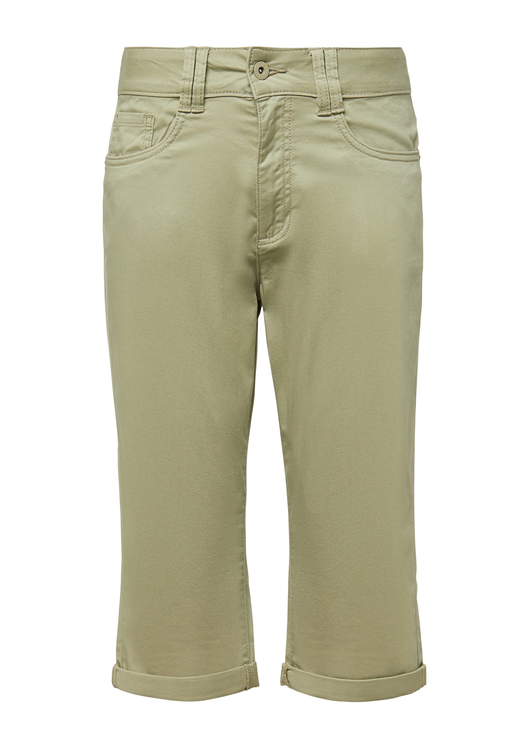 QS Caprihose Hose Caprihose Catie / Slim Fit / Mid Rise günstig online kaufen