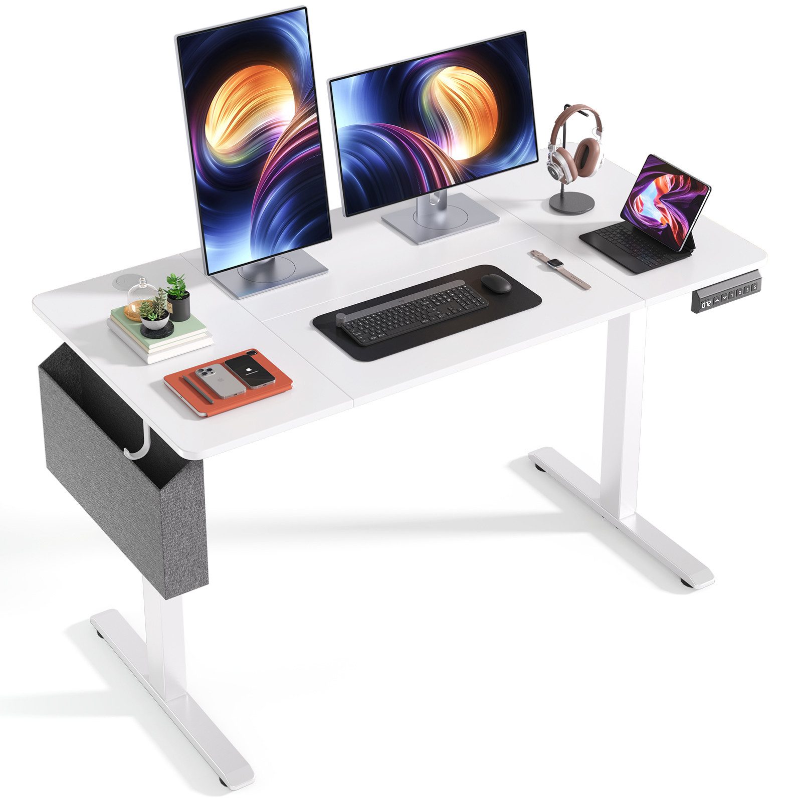 Bealife Schreibtisch Elektrisch höhenverstellbarer 120 x 60 cm (Schnelle Mo günstig online kaufen