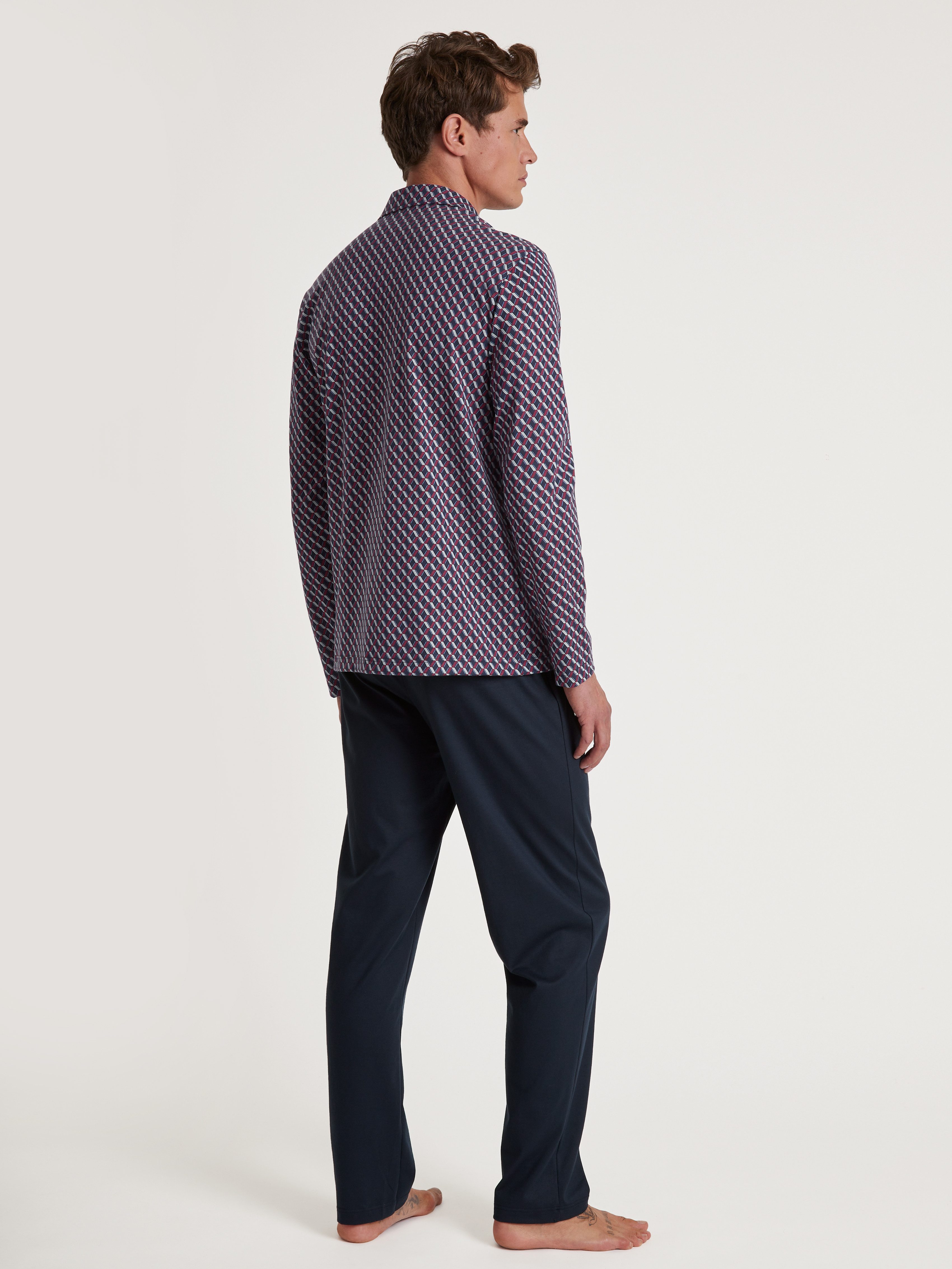 CALIDA Pyjama Relax Imprint (2 tlg) mit feinem, glattem Stoff für erhöhten günstig online kaufen