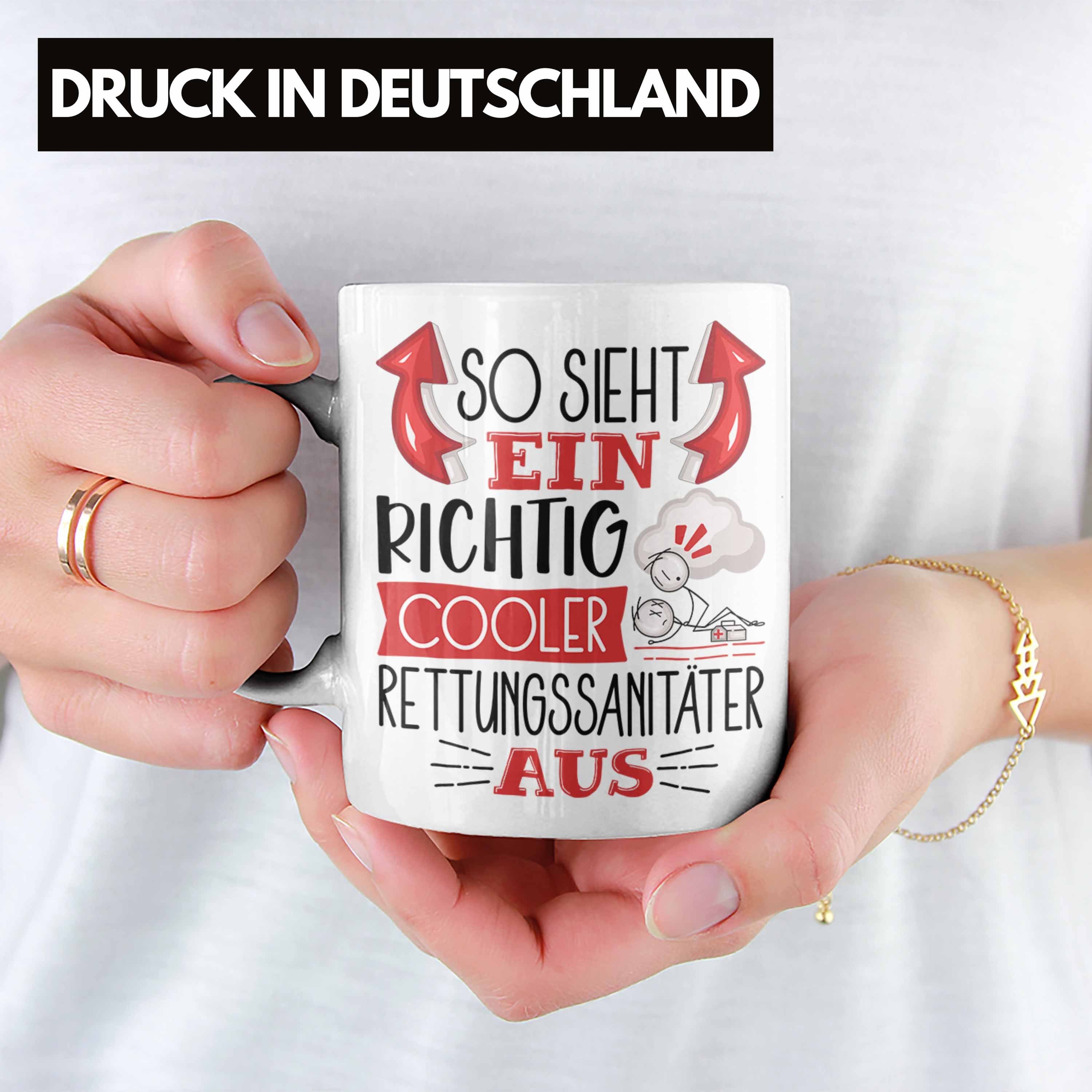 Weiss Geschenk So Tasse Rettungssanitäter Tasse Rettungss Trendation Ein Sieht Cooler RIchtig