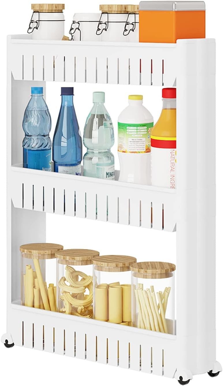Woltu Küchenregal, 1-tlg., Nischenregal Schrank Schieberegal günstig online kaufen