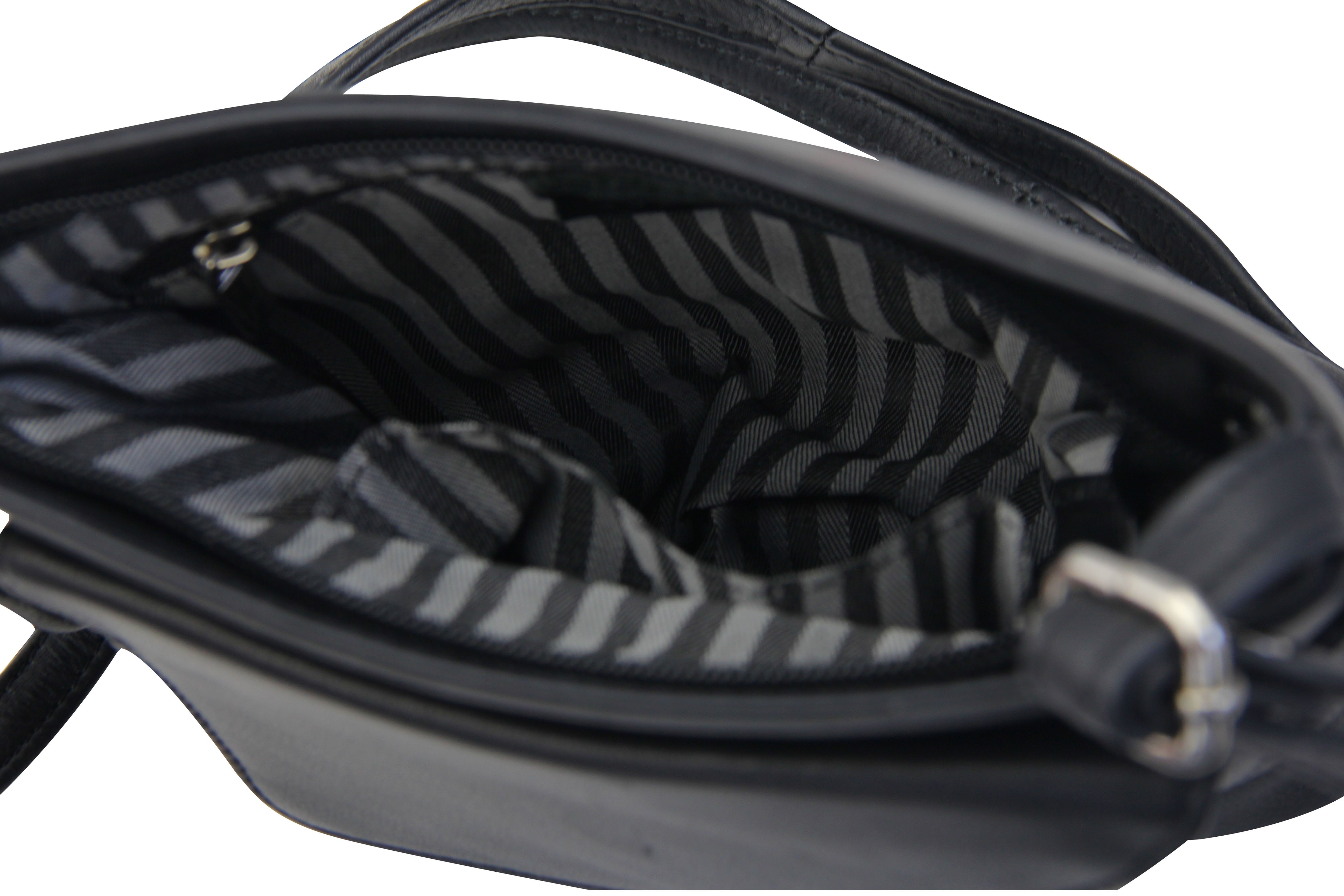 mit Schwarz Frentree Gurt, Magnetknopf LT02, Umhängetasche Ledertasche verstellbarem Reißverschluss,