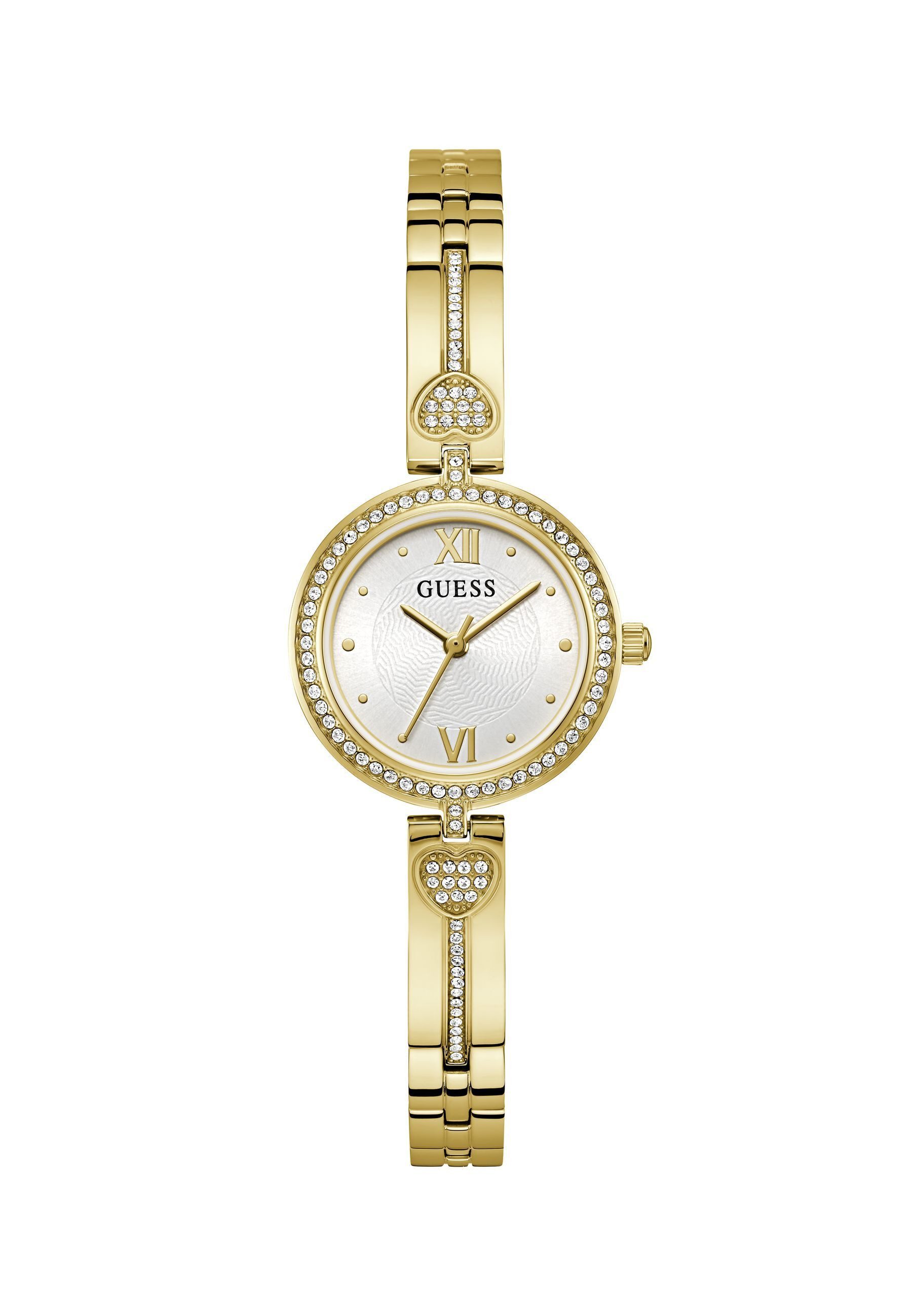 Guess Quarzuhr LOVEY, (1-tlg), Quarz-Analoguhr günstig online kaufen