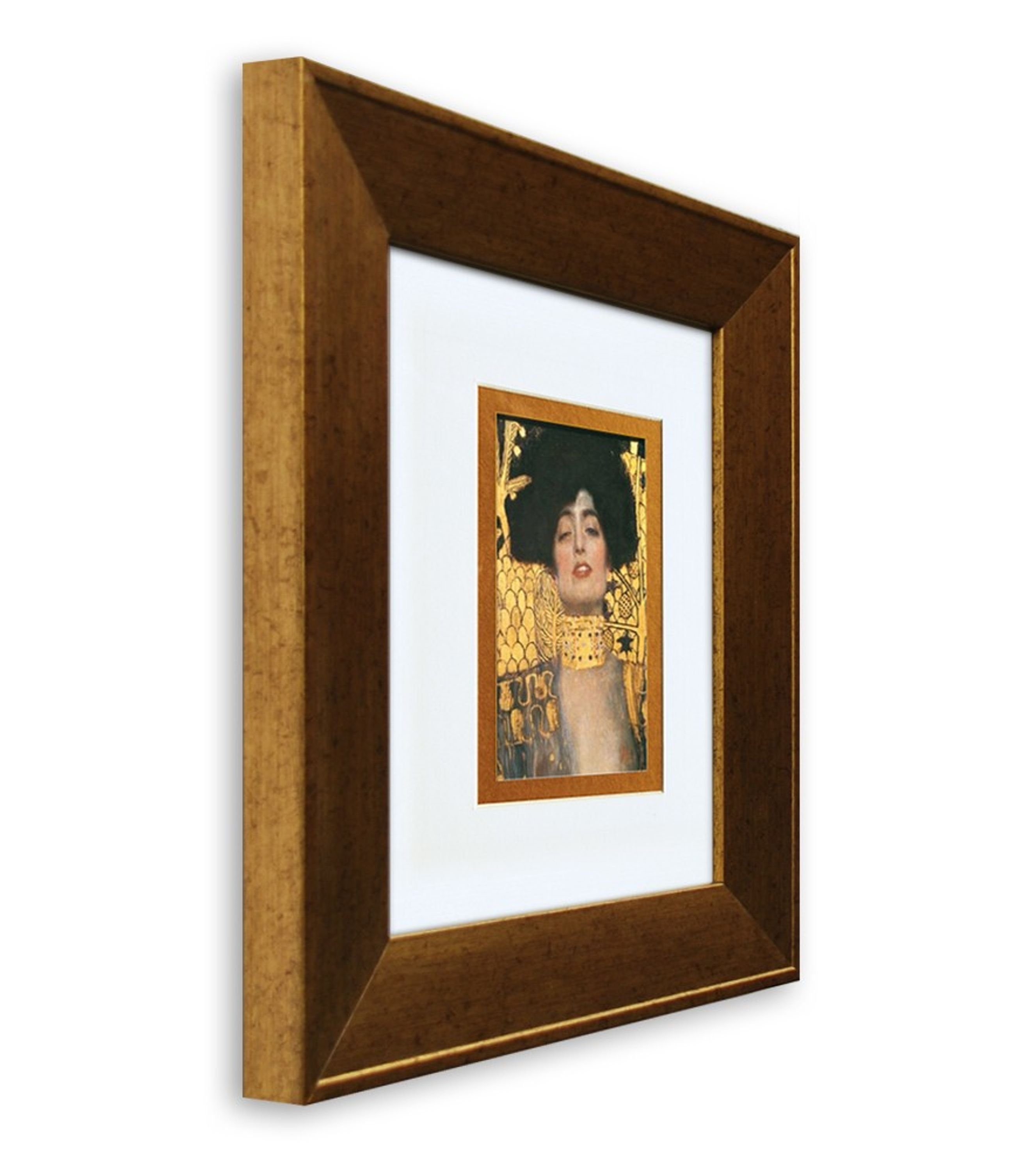 / / mit 36x41cm Gustav Bild Poster Rahmen mit gerahmt Klimt: Bild Wandbild, Klimt Judith The artissimo Gustav Rahmen