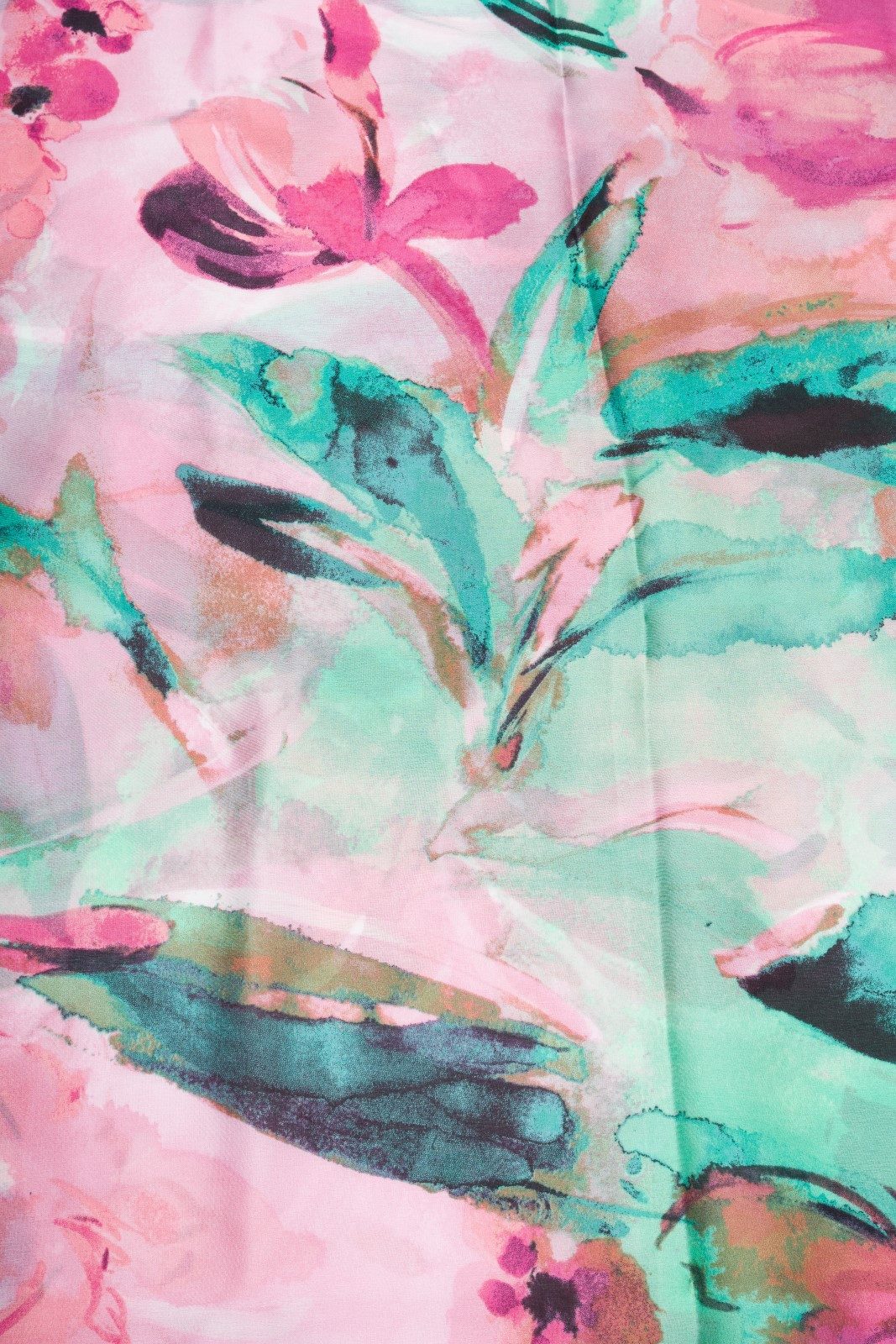 styleBREAKER Modeschal Schal mit Aquarell Blumen günstig online kaufen