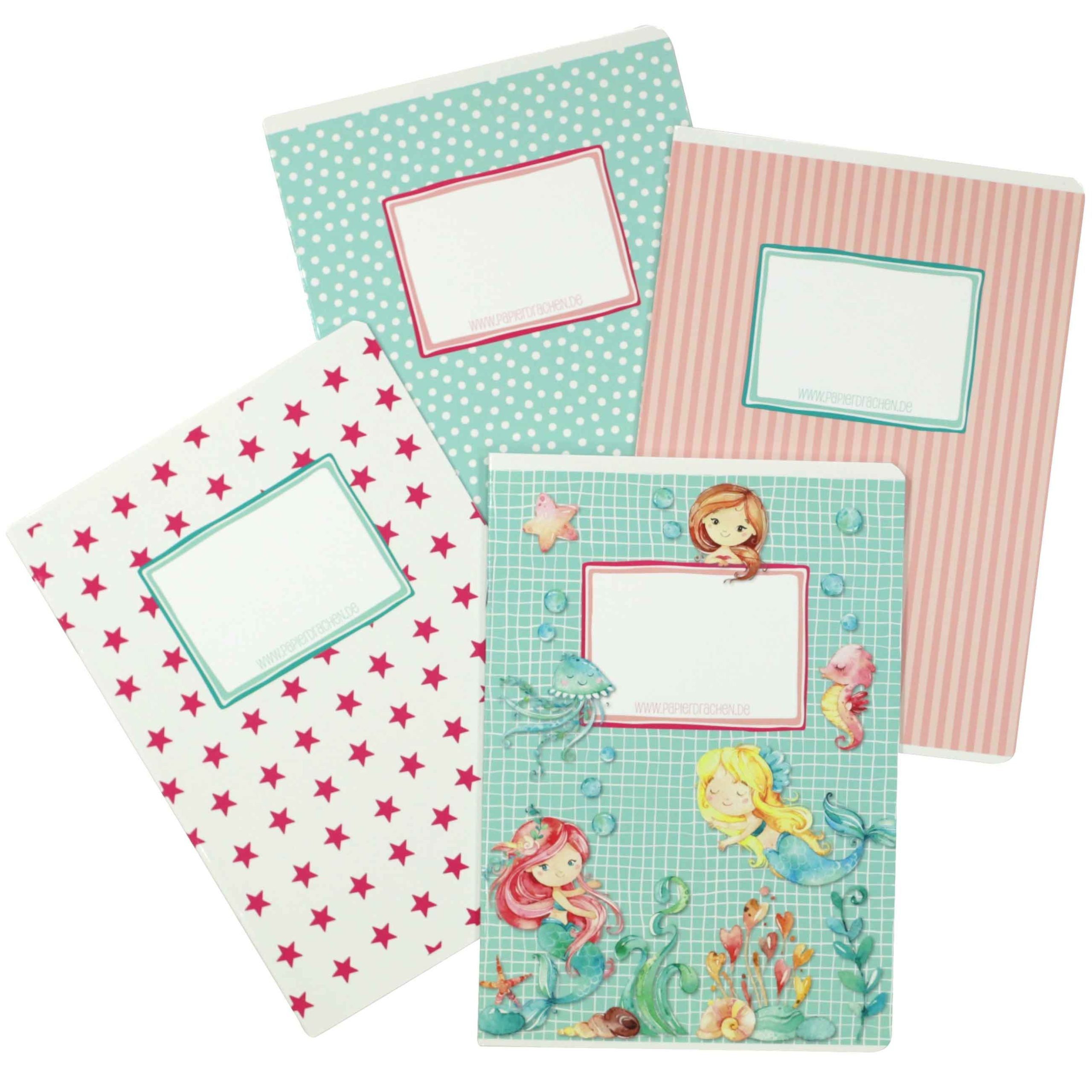 PAPIERDRACHEN Schulheft 4 Schulhefte DIN A5
