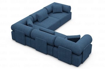 Sofa Dreams Ecksofa Loungesofa Stoff Sofa Eckcouch Polster Ecksofa Laguardia L Form, Loungesofa