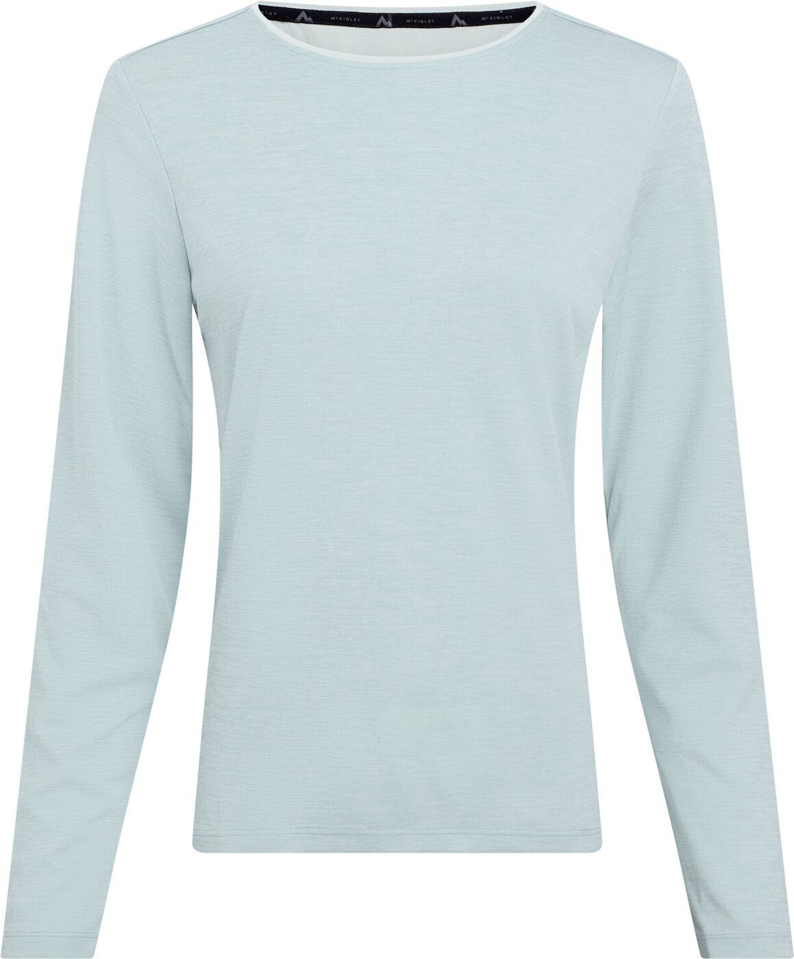 McKINLEY Longsleeve Da.-Langarmshirt Hunu LS W 907 MELANGE/GREEN SM