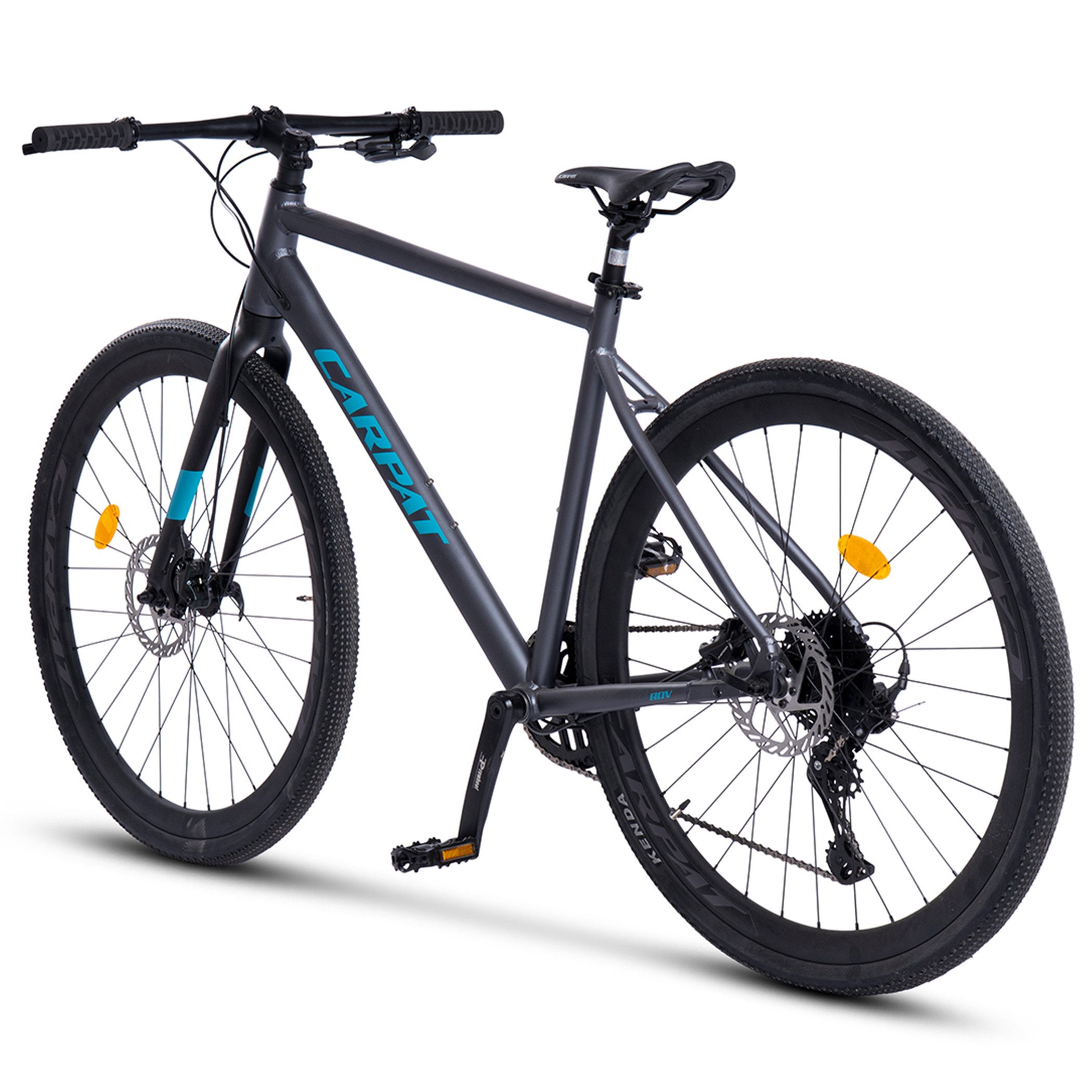 CARPAT SPORT Gravelbike Cityrad 28 Zoll Fahrrad für Herren Damen, 10 Gang Shimano CUES Schaltwerk, Kettenschaltung, 10 Gang Shimano CUES Schaltwerk mit hydraulische Scheibenbremse