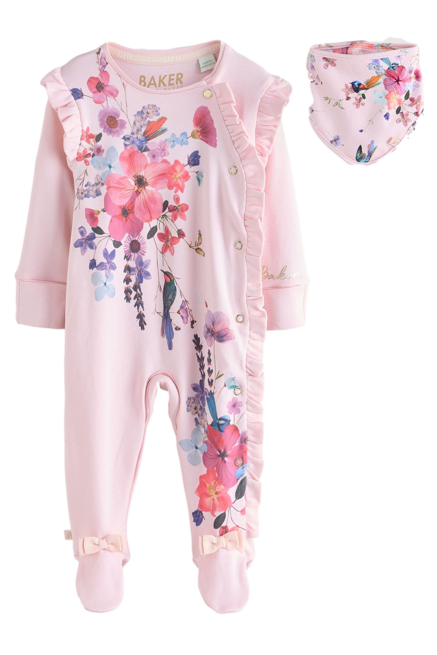 Baker by Ted Baker Schlafoverall Baker by Ted Baker Schlafanzug mit Latz im Set (2-tlg)
