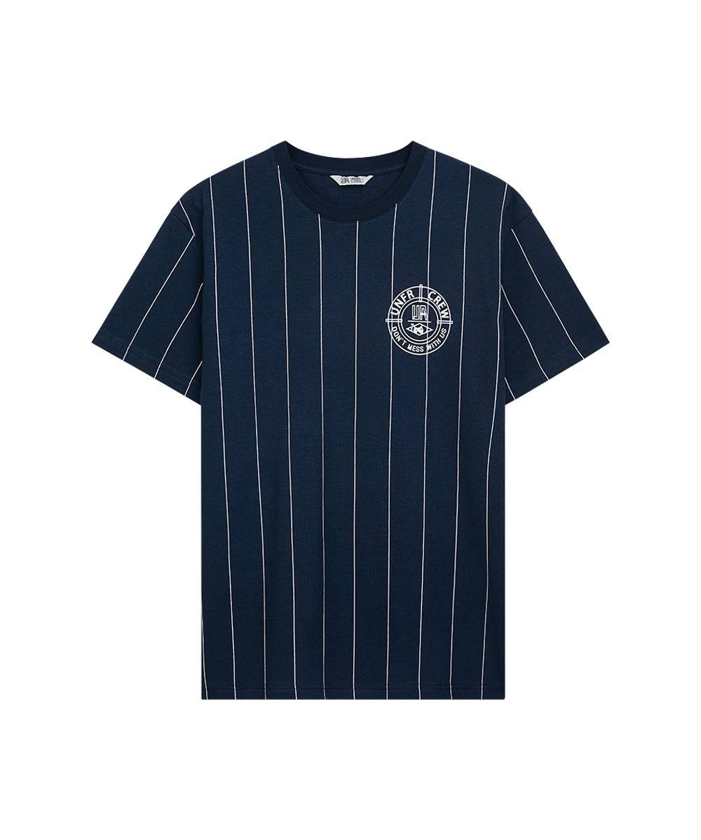 Unfair Athletics T-Shirt T-Shirt Unfair DMWU BP Pinstripes navy