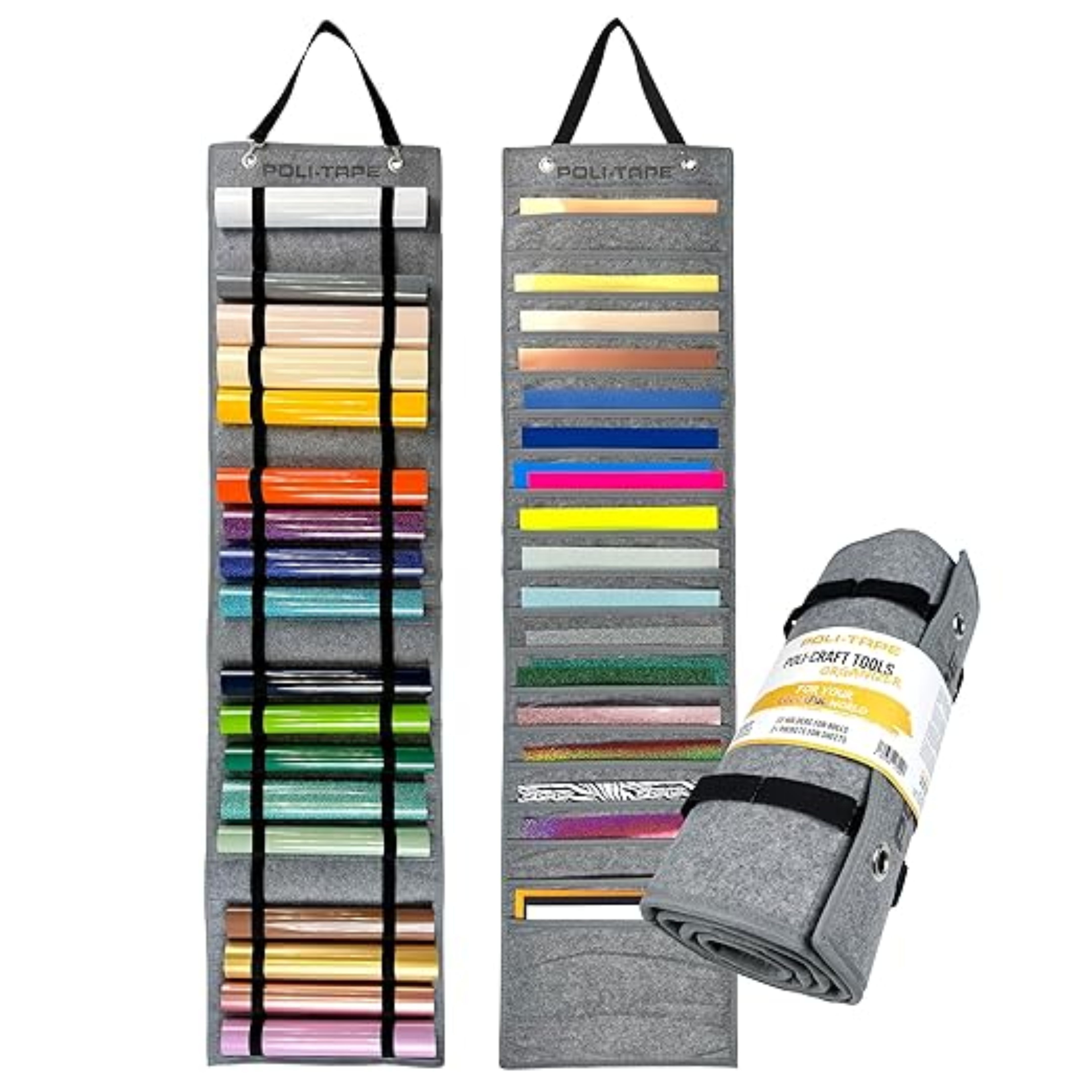 POLI-TAPE POLI-CRAFT TOOLS ORGANIZER, mit 21 Fächern für Sheets und 22 Rollenhaltern