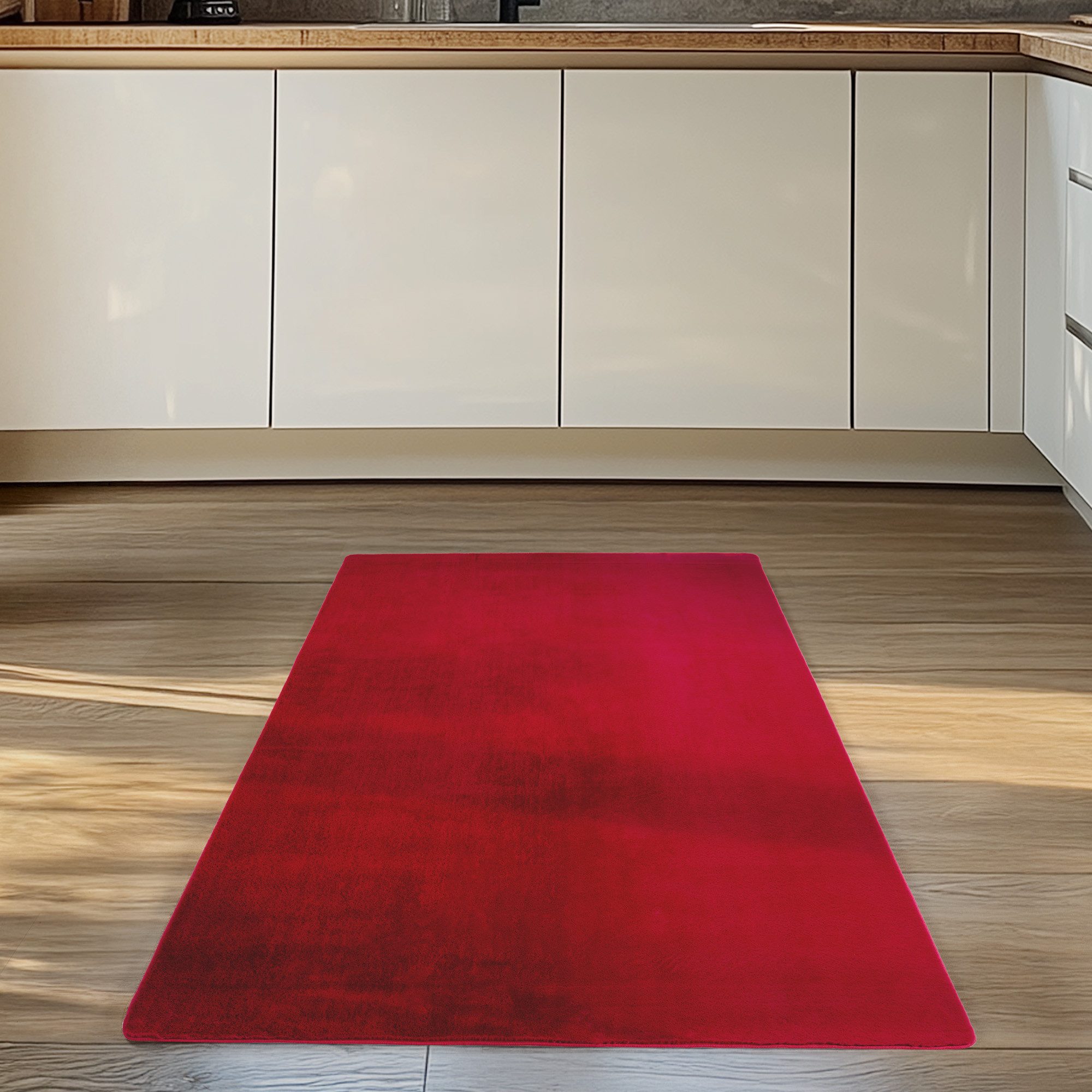 Carpettex Veloursteppich Unicolor - Einfarbig, Läufer, günstig online kaufen