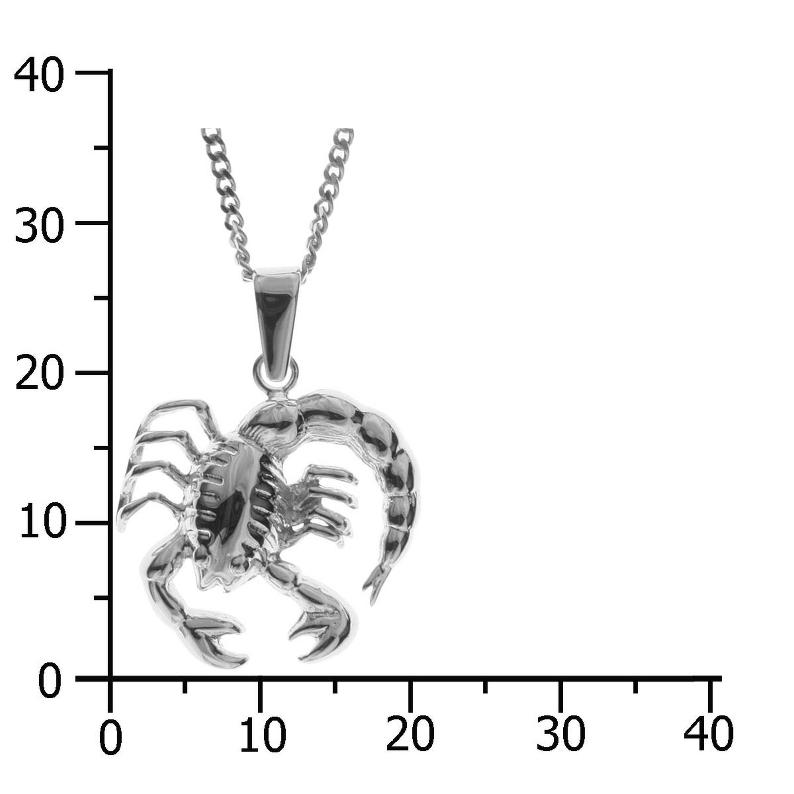 OSTSEE-SCHMUCK Kette mit Anhänger - Tierkreiszeichen Skorpion - Silber 925/ günstig online kaufen