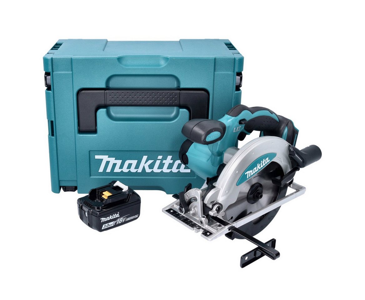 Thumbnail - Makita Kompakt-Handkreissäge DSS 610 F1J Akku Handkreissäge 18 V 165 mm + 1x Akku 3,0 Ah + Makpac