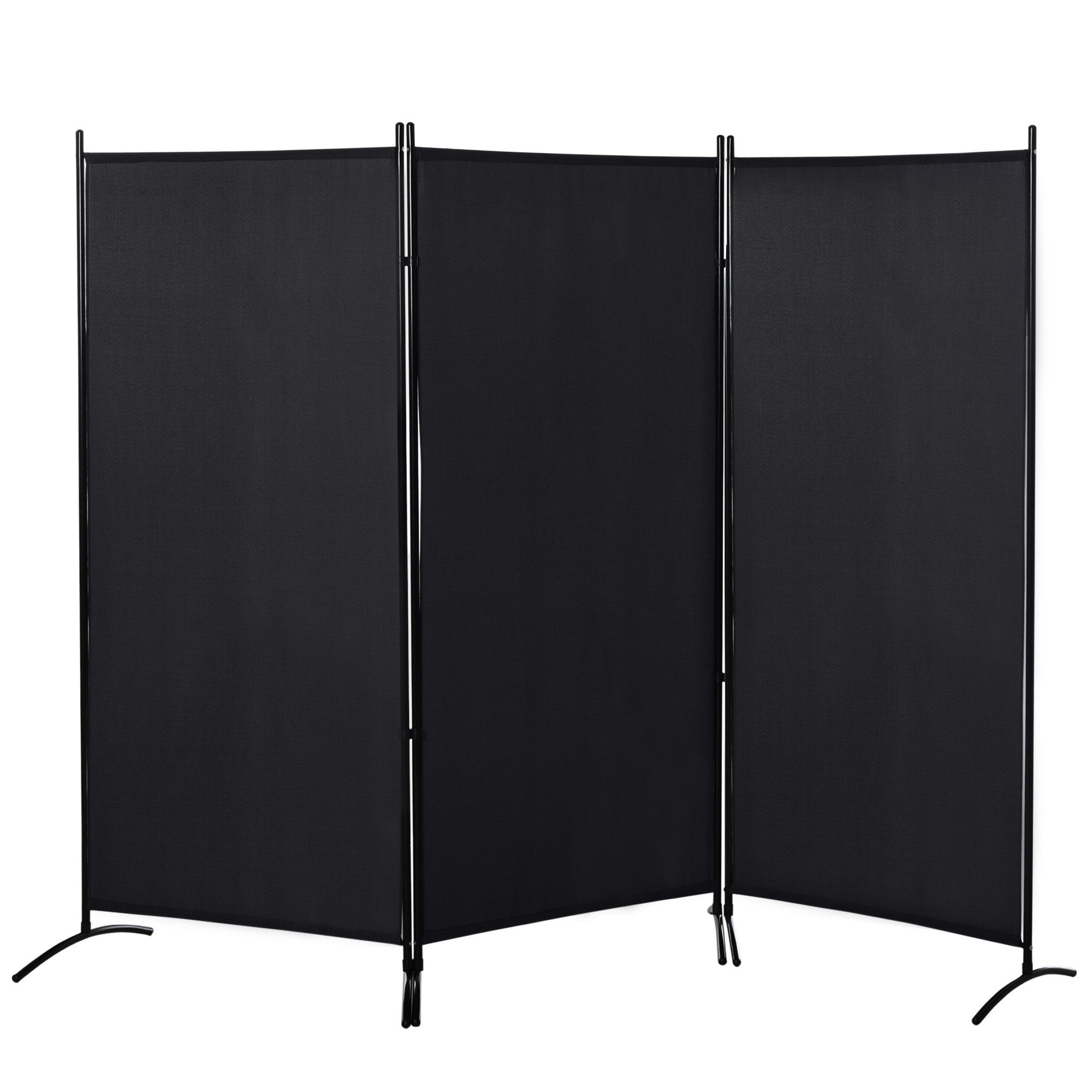 HOMCOM Paravent 253 x 182 cm Raumteiler, Faltbar Raumtrenner (Trennwand, 1 St., Sichtschutz), Faltbar und platzsparend