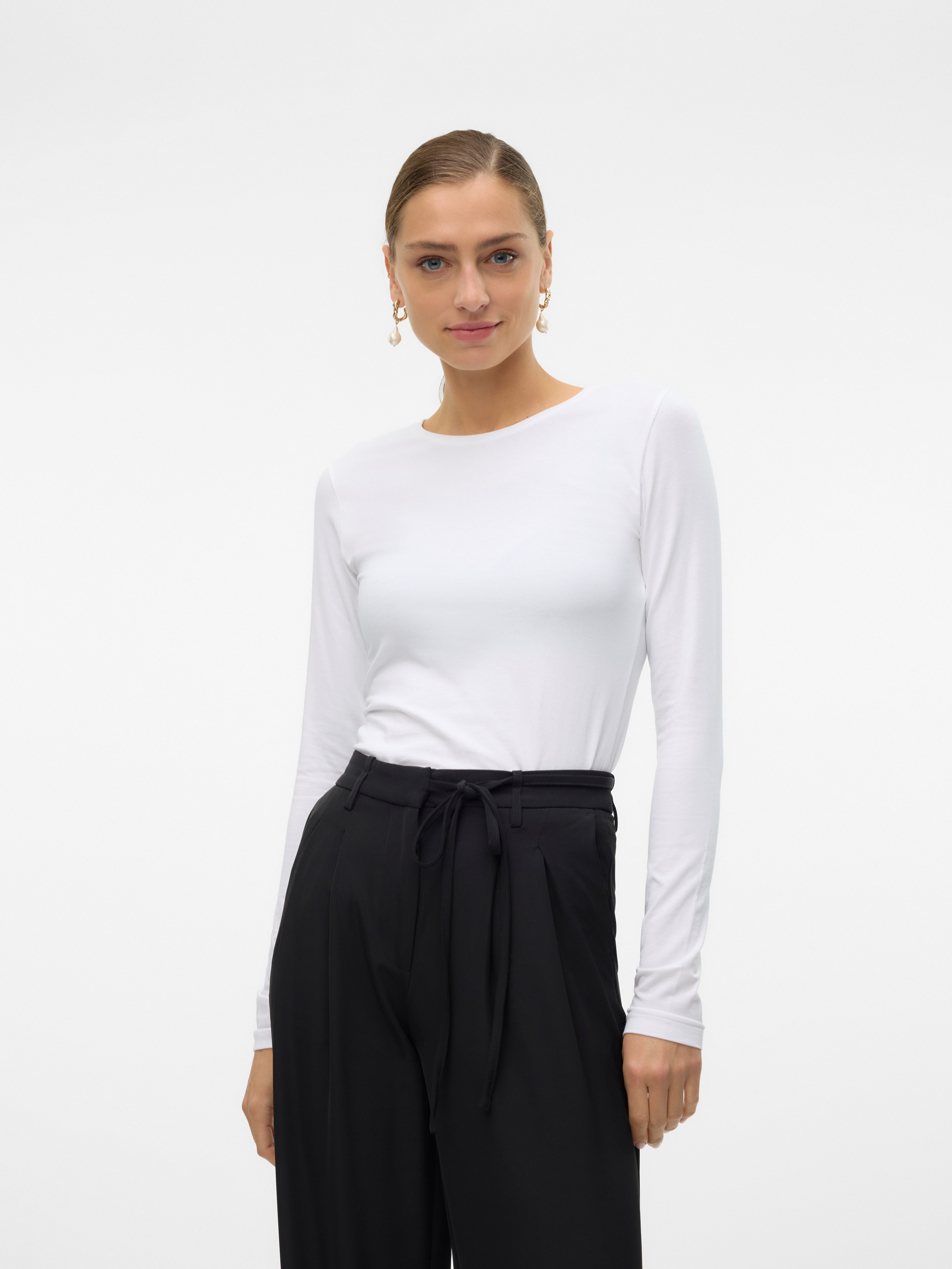 Vero Moda Langarmshirt VMLULU LS O-NECK günstig online kaufen