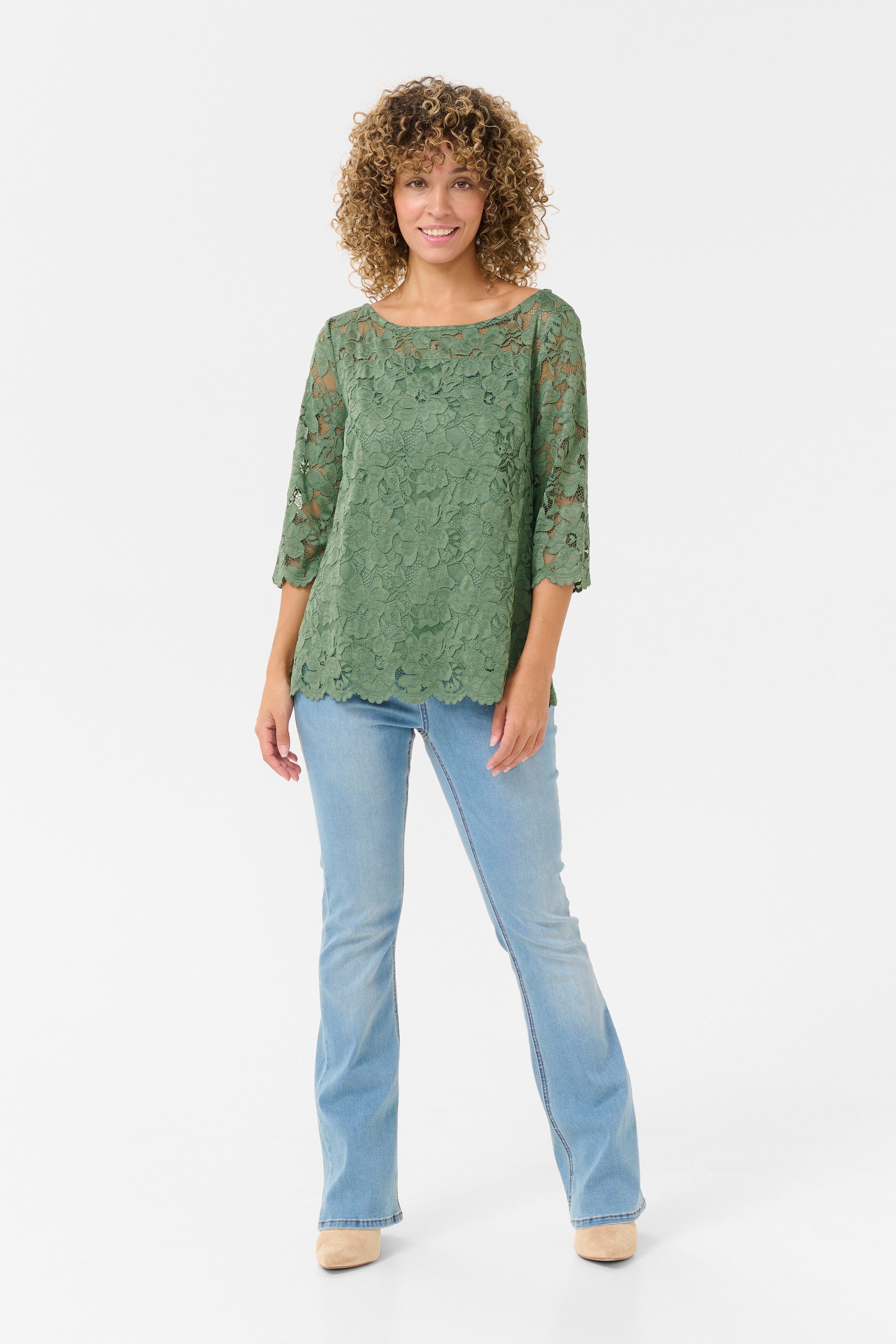 Cream Kurzarmbluse Kurzarm-Bluse CRPria