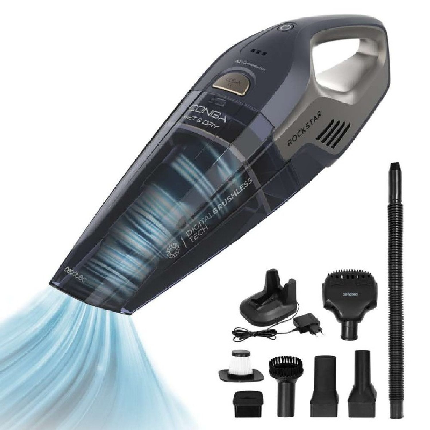 Cecotec Bürstsauger Conga Rockstar 25,2V Animal Hand