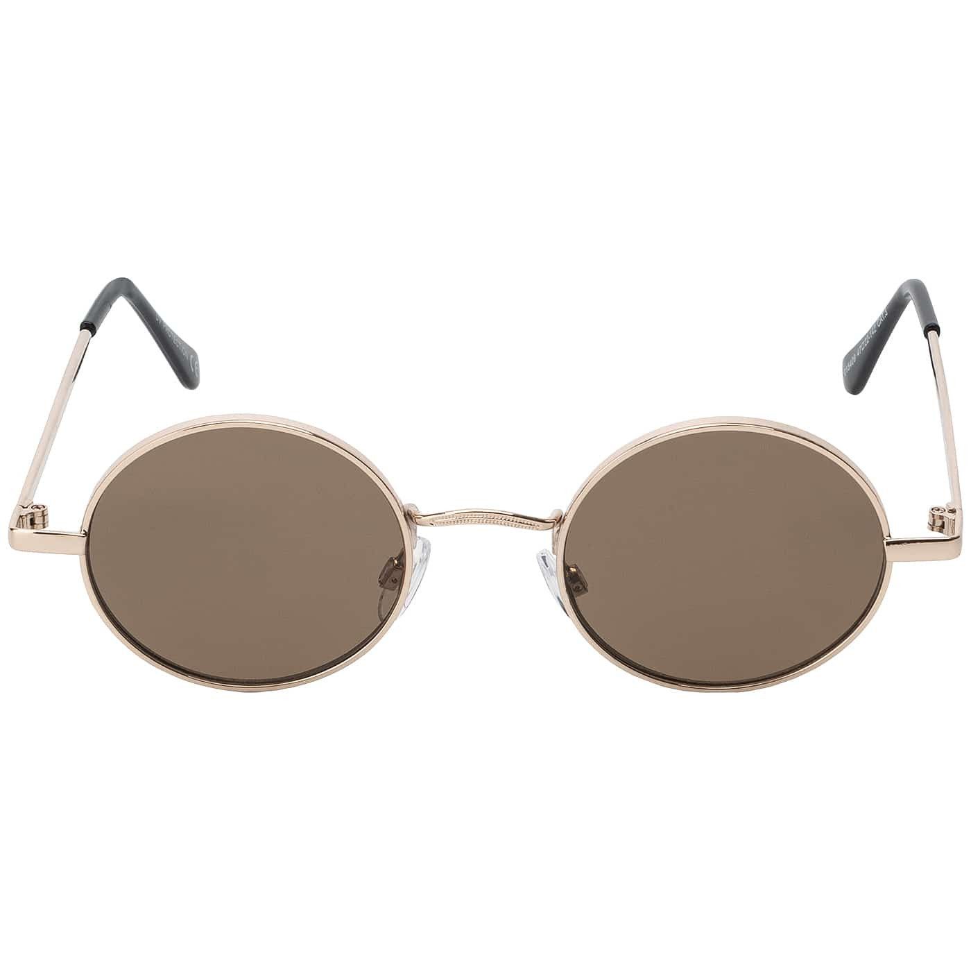 BEZLIT Eyewear Retrosonnenbrille Rund Form Designer Herren Sonnenbrille (1-St) mit Grau, Schwarz und Braunen Linsen
