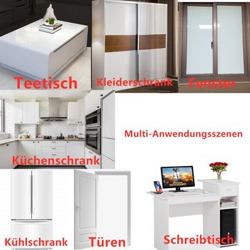 DTC GmbH Vinyltapete 600cm x 60cm Selbstklebende Tapete Küchen, PVC Folie Wasserfeste, Glitzer, (1 St), für Küchen Schränke Möbel Wände Türen Wohnzimmer