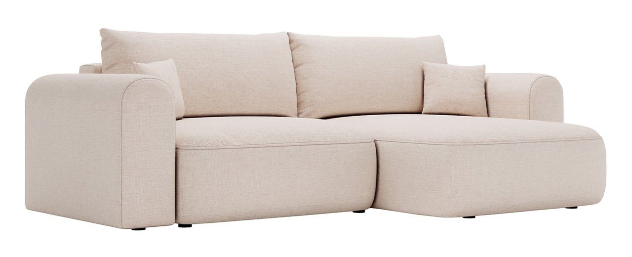 MKS MÖBEL Ecksofa NELSON, Set, Wellenfedern, günstig online kaufen