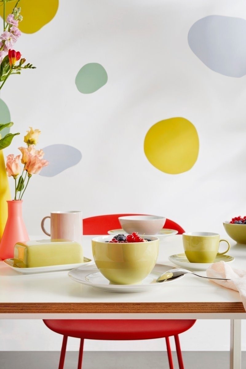 Thomas Porzellan Eierbecher Sunny Day Avocado Green Eierbecher, Eierbecher