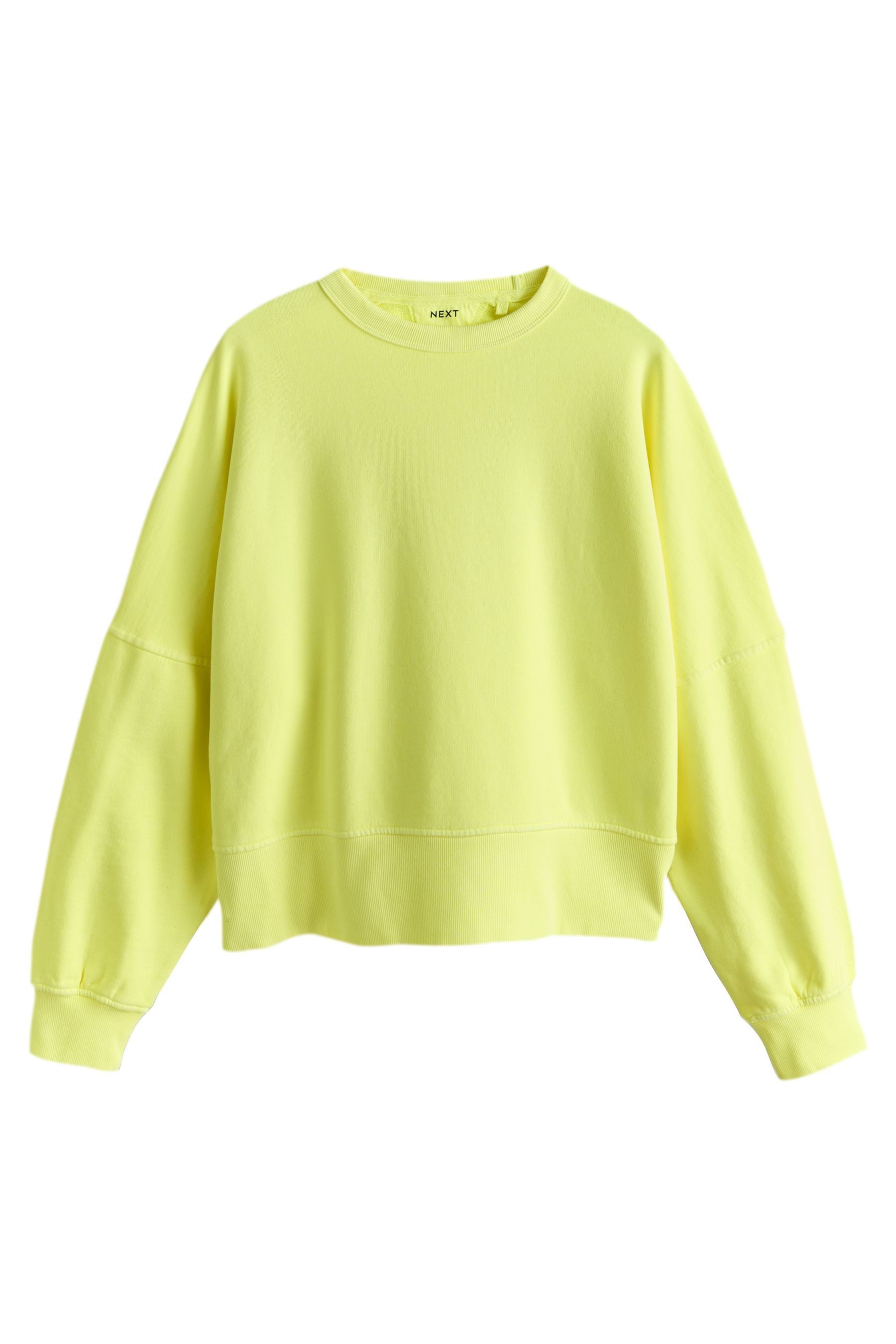 Next Sweater Sweatshirt mit Rundhalsausschnitt und Waschung (1-tlg)