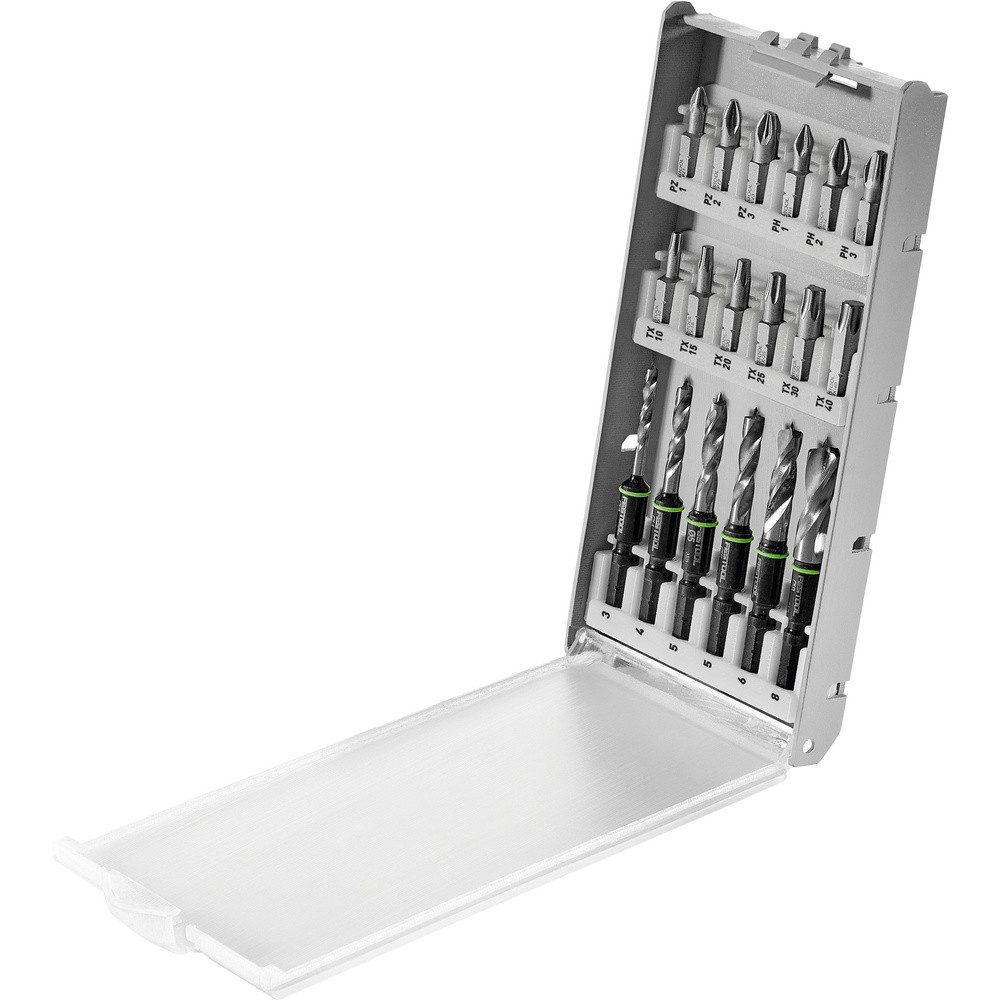 FESTOOL Bohrer- und Bitset Festool 577395 BKS SYS3 D3-8 K CE/W Bohrer-Set 3 mm, 4 mm, 5 mm, 6 m