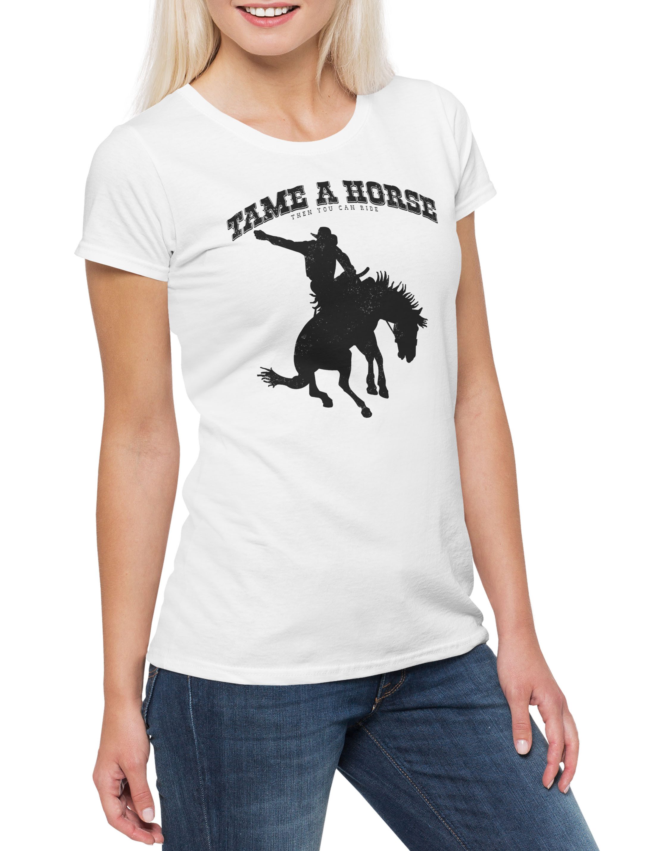 Urban Backwoods Print-Shirt Tame A Horse günstig online kaufen
