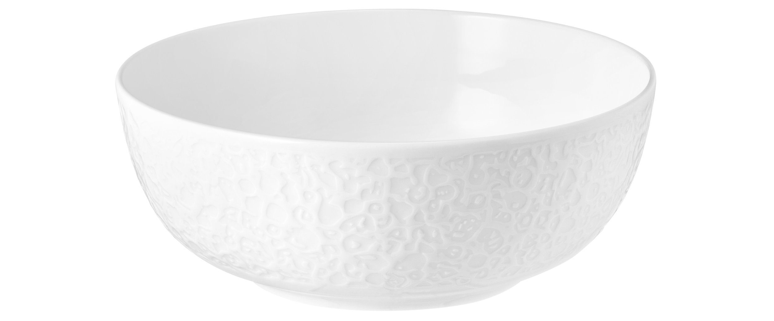 Seltmann Weiden Schüssel Nori Foodbowl 20 cm Relief weiß uni, Porzellan