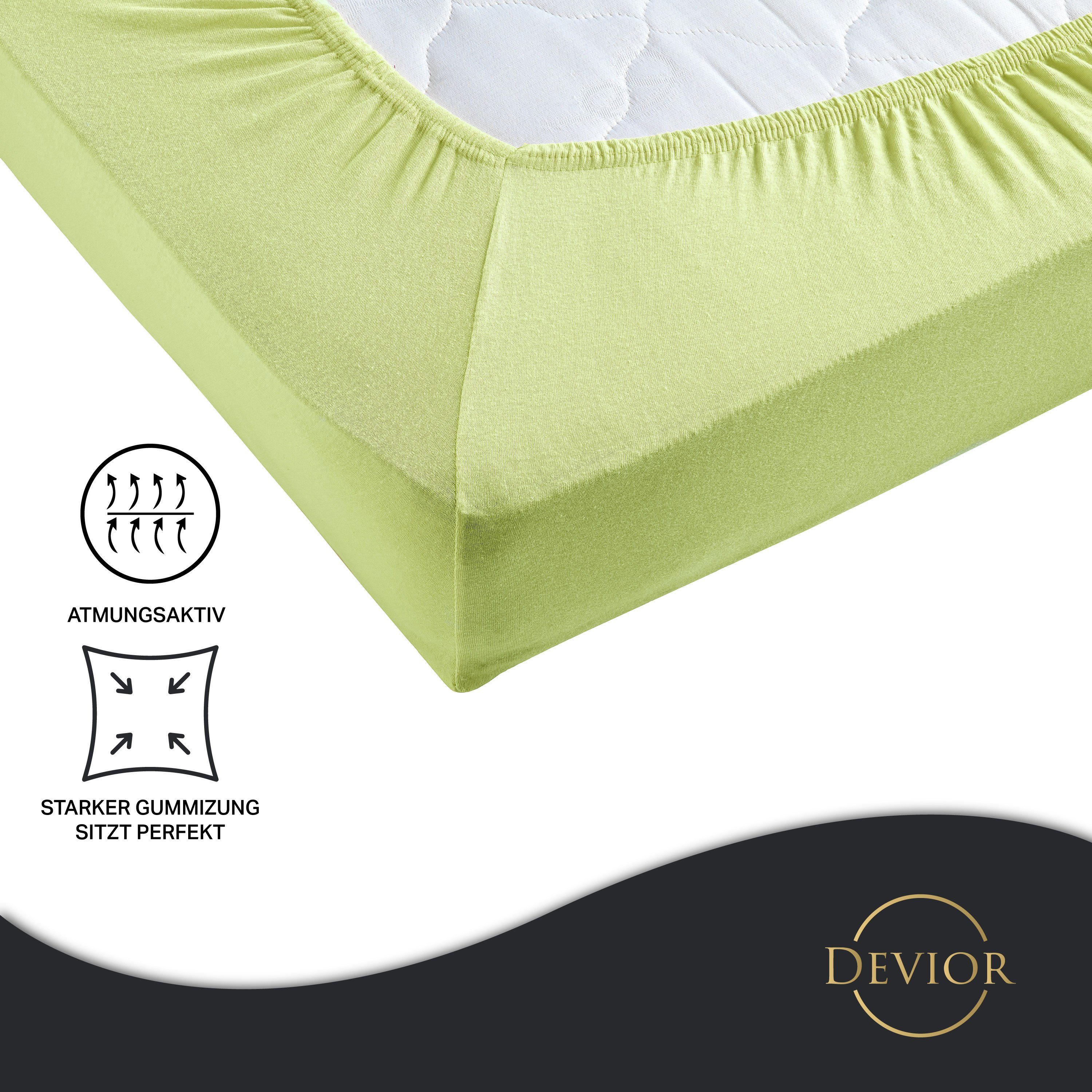 Devior Spannbettlaken für 180x200cm Boxspringbett-Matratzen bis günstig online kaufen